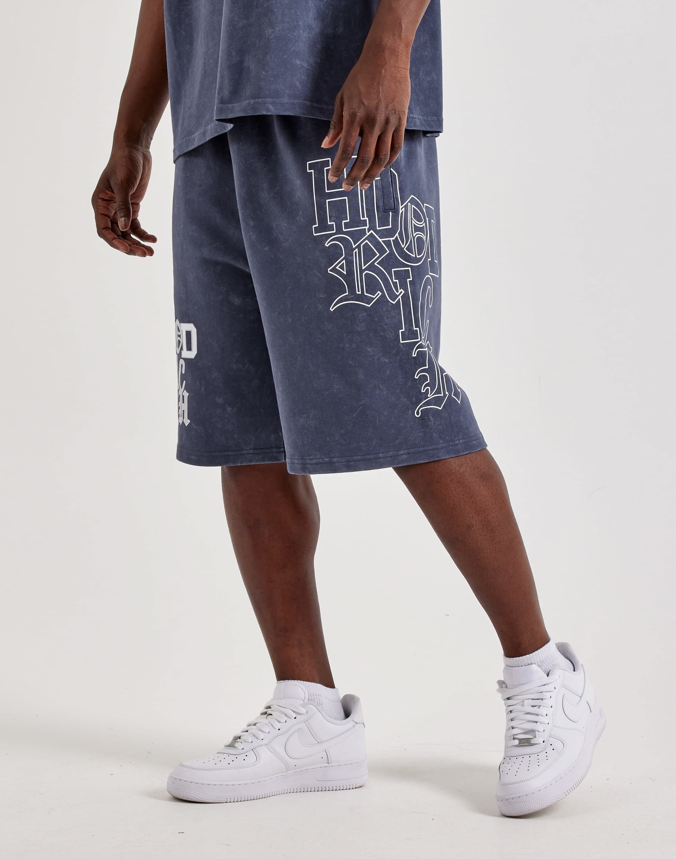 Photo of Hoodrich Oversized Washed Fleece Shorts