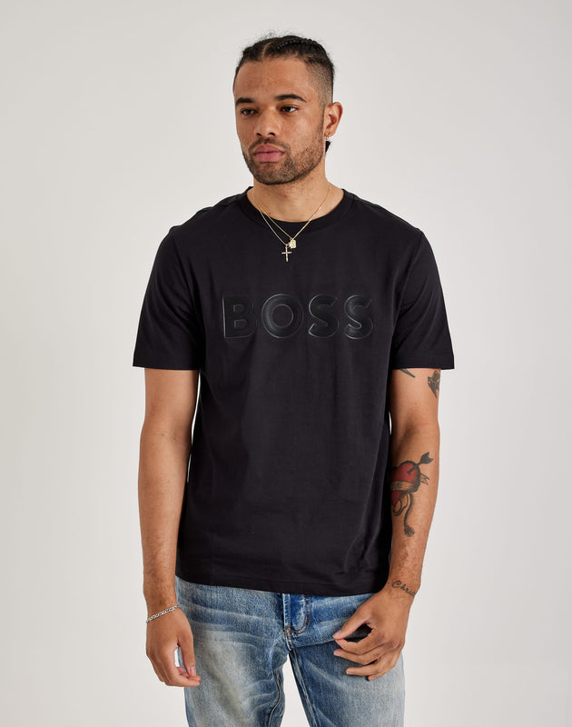 Boss Textured Logo Tee – DTLR
