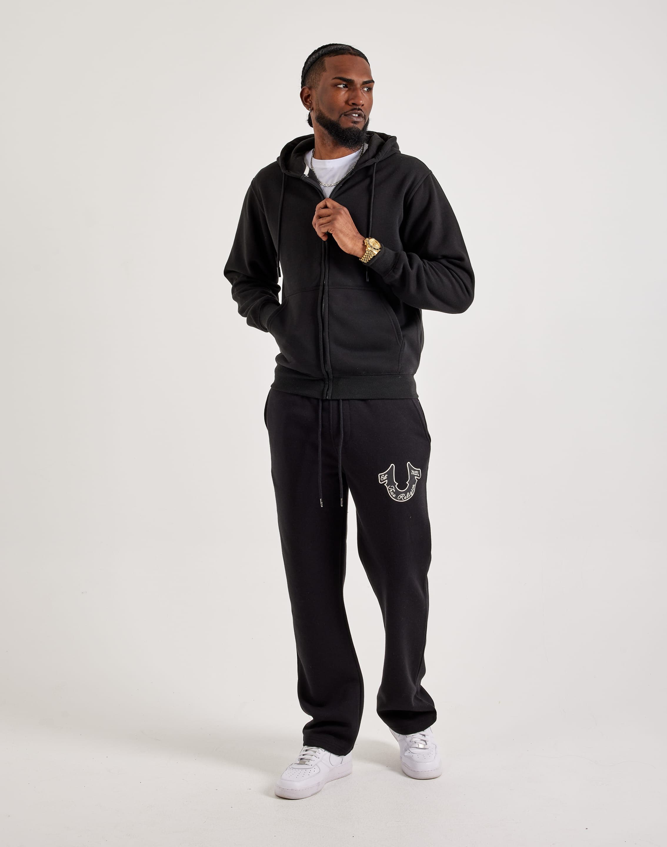 DH Essentials Basic Full-Zip Fleece Hoodie