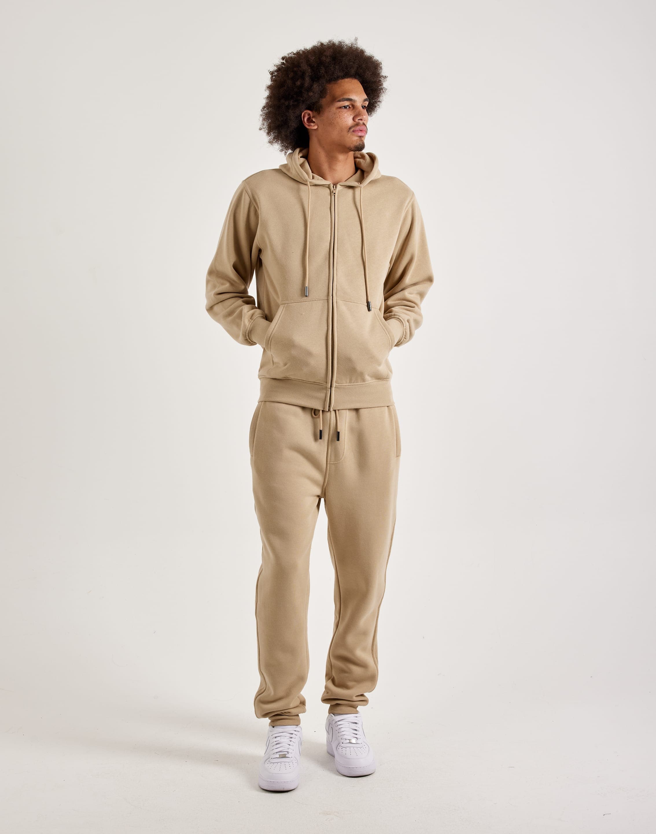 DH Essentials Basic Full-Zip Fleece Hoodie