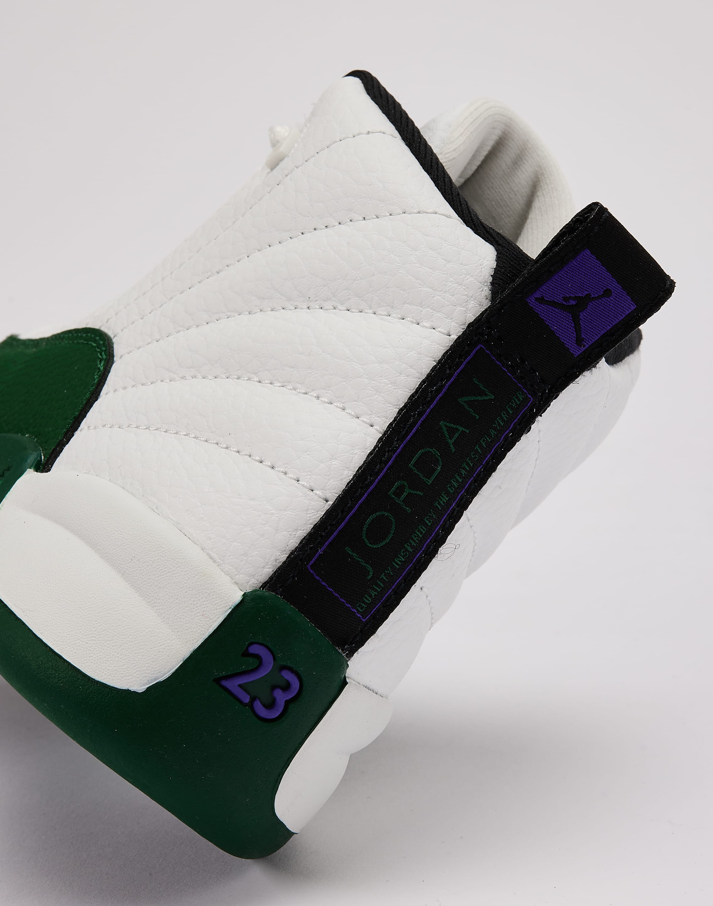 Jordan Air Jordan 12 Retro 'Summit White and Gorge Green' Pre-School, image 5 of 6