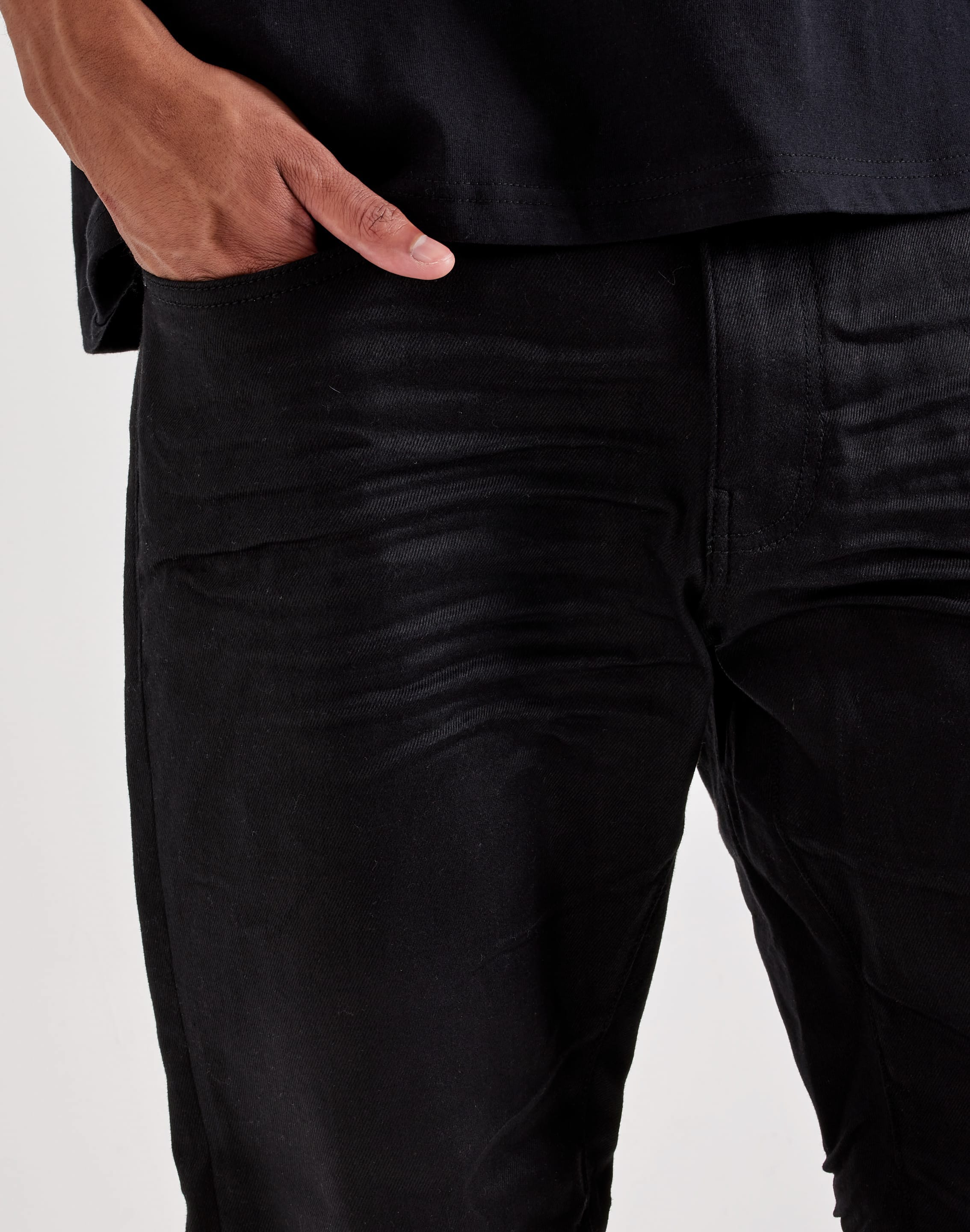 Photo of Jordan Craig Collins Coated Straight Denim Jeans