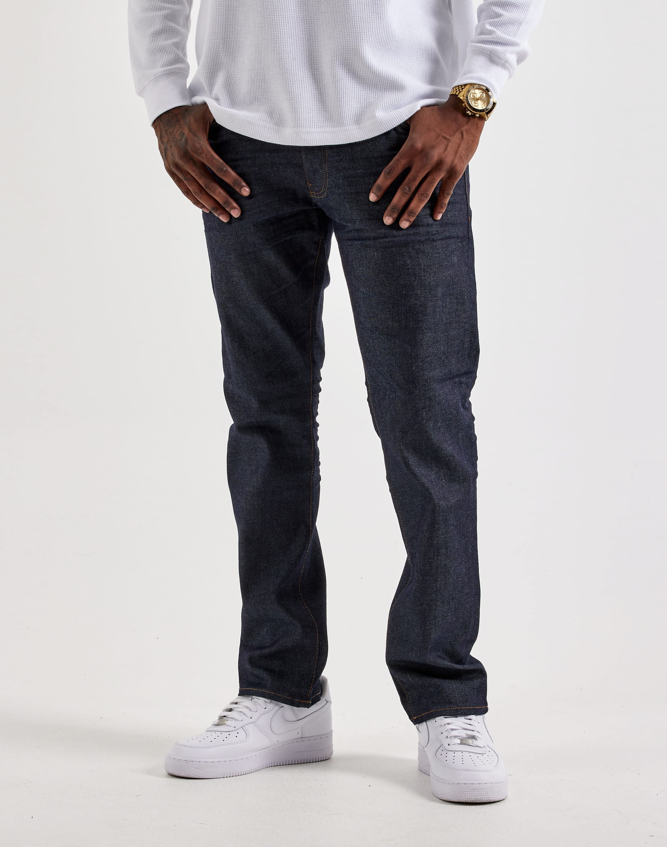 Photo of Jordan Craig Coated Straight Collins Denim Jeans