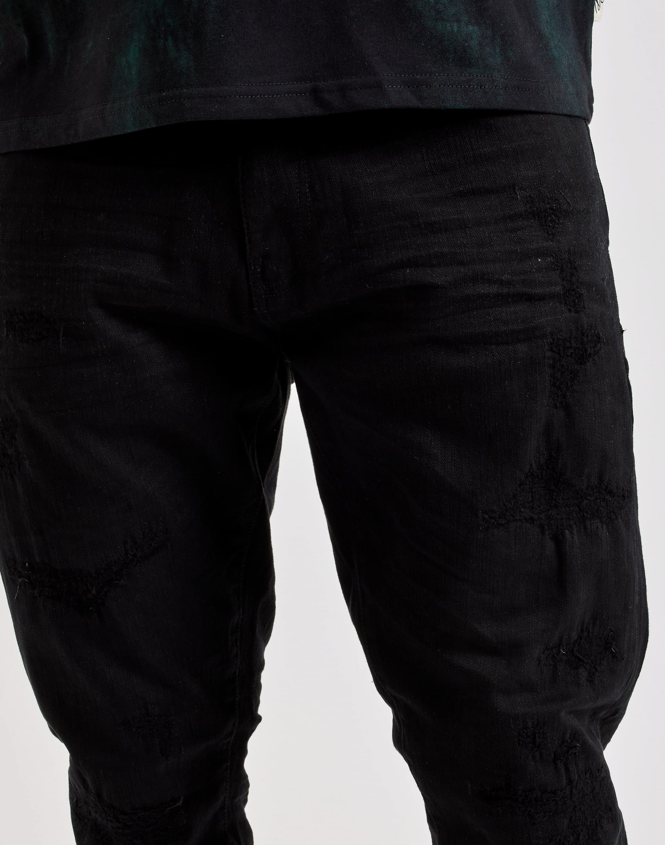 Photo of Jordan Craig Ross Slim Distressed Denim Jeans