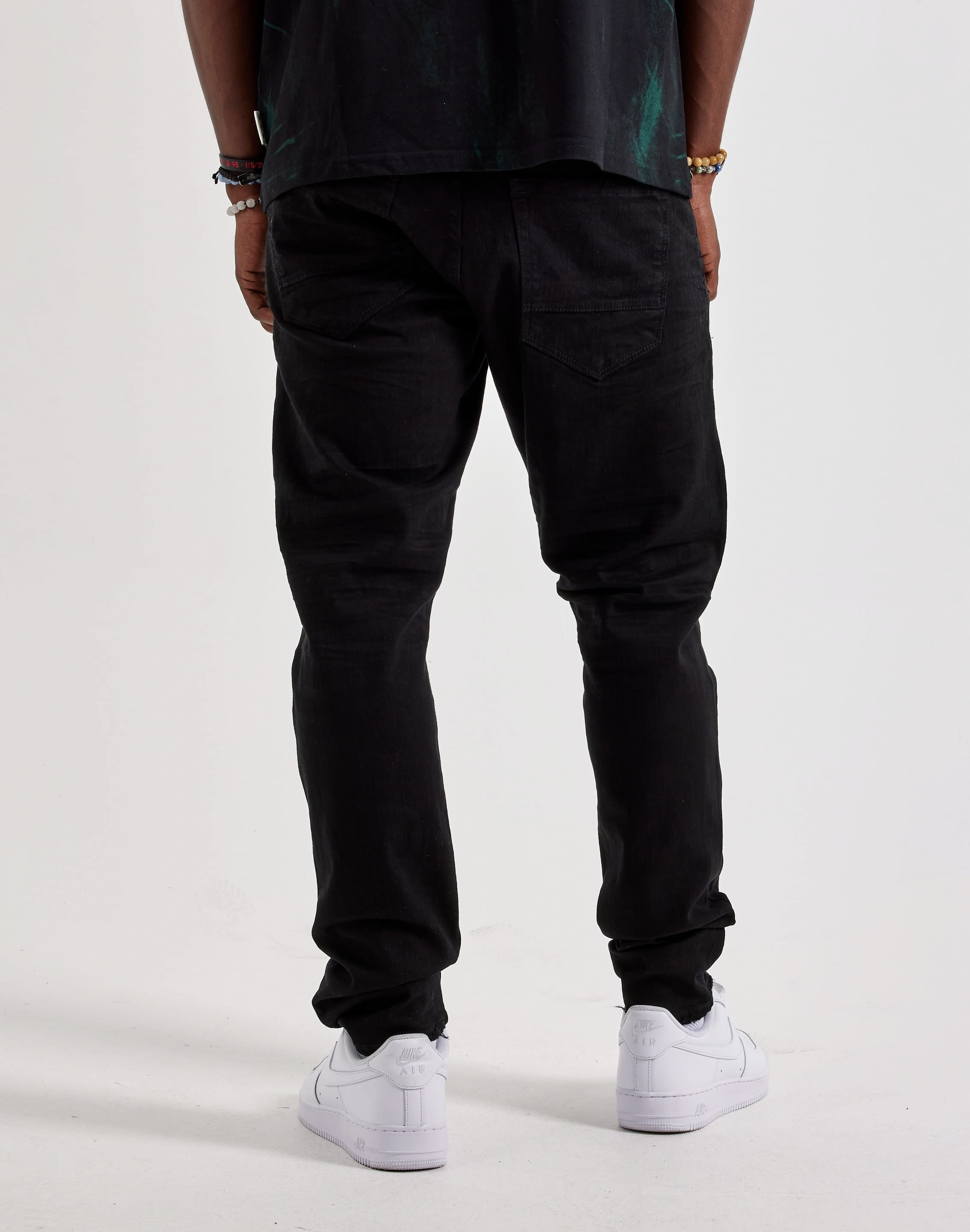Photo of Jordan Craig Ross Slim Distressed Denim Jeans