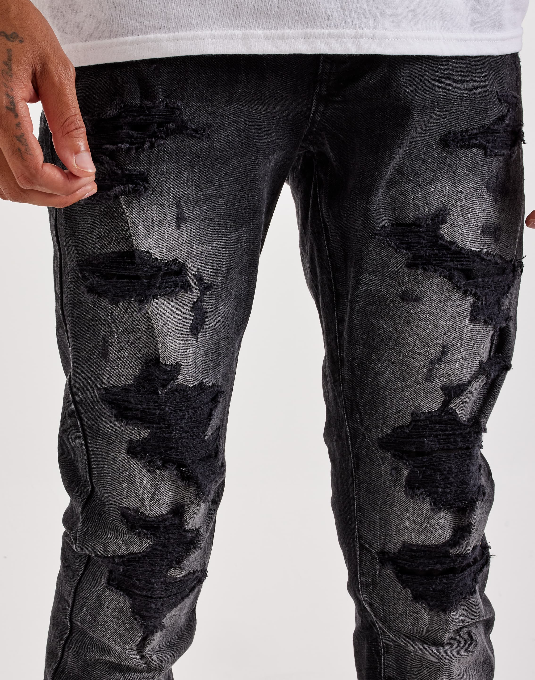 Photo of Jordan Craig  Distressed Skinny Denim Jeans