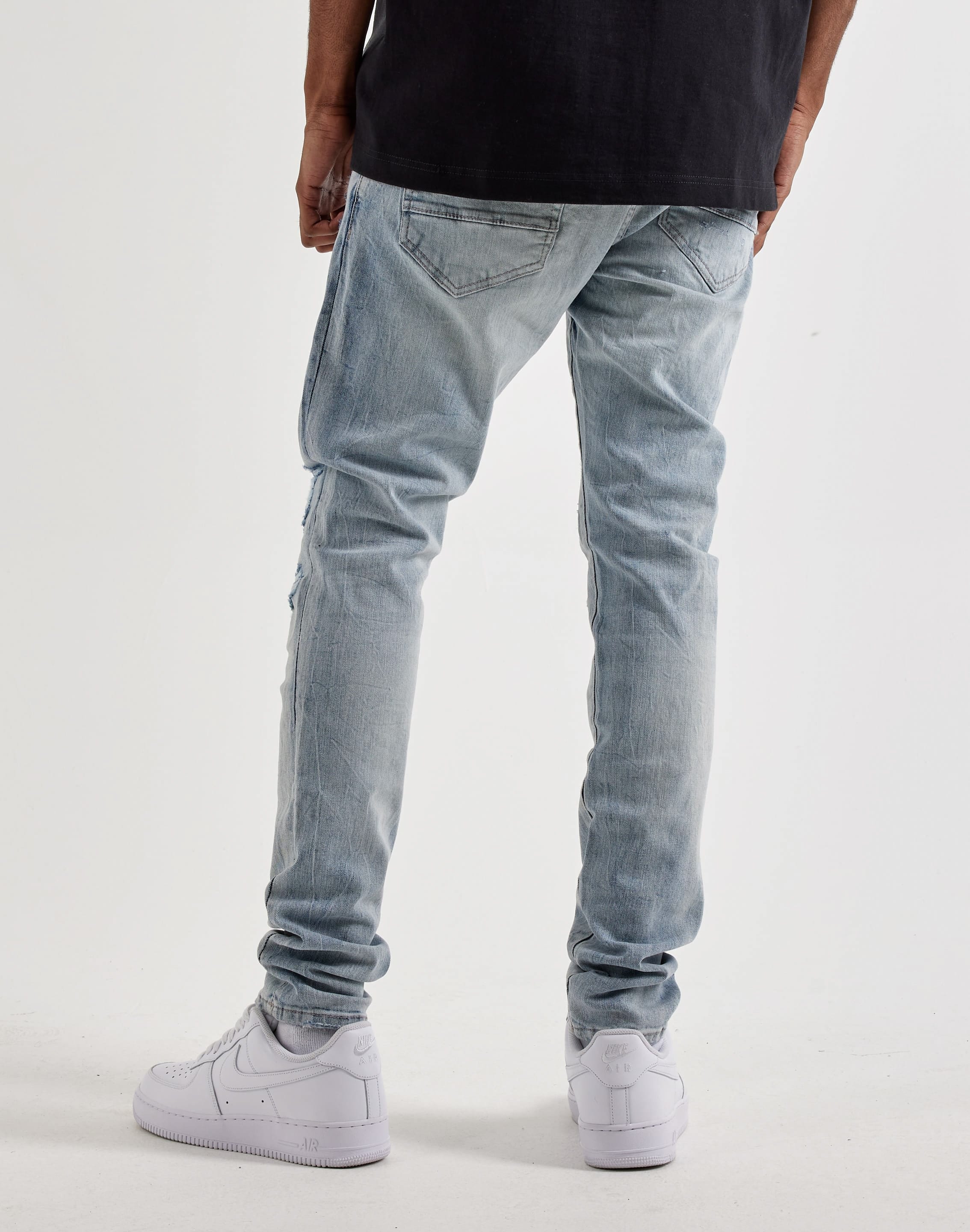 Photo of Jordan Craig Sean Slim Distressed Denim Jeans