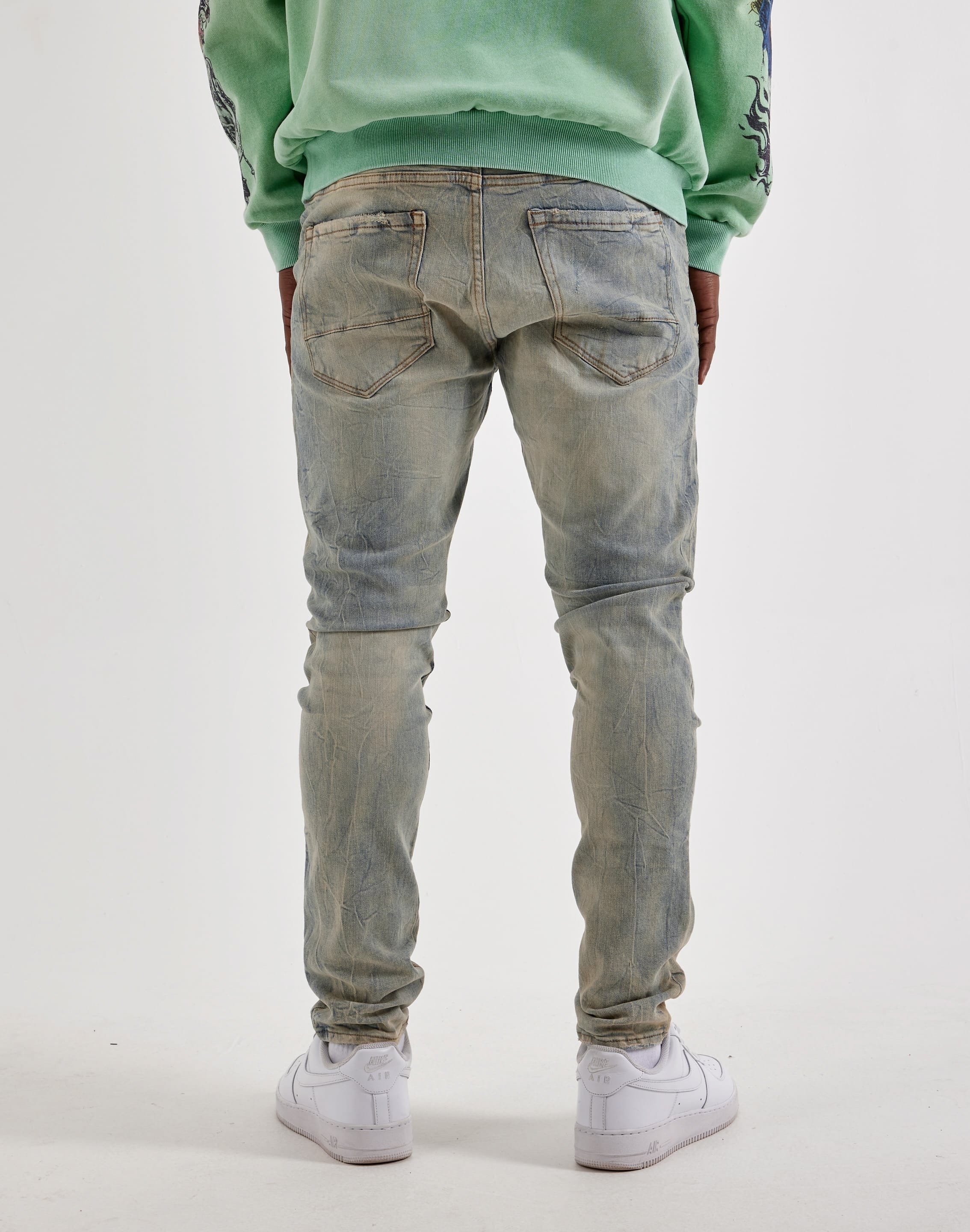 Photo of Jordan Craig  Distressed Slim Denim Jeans