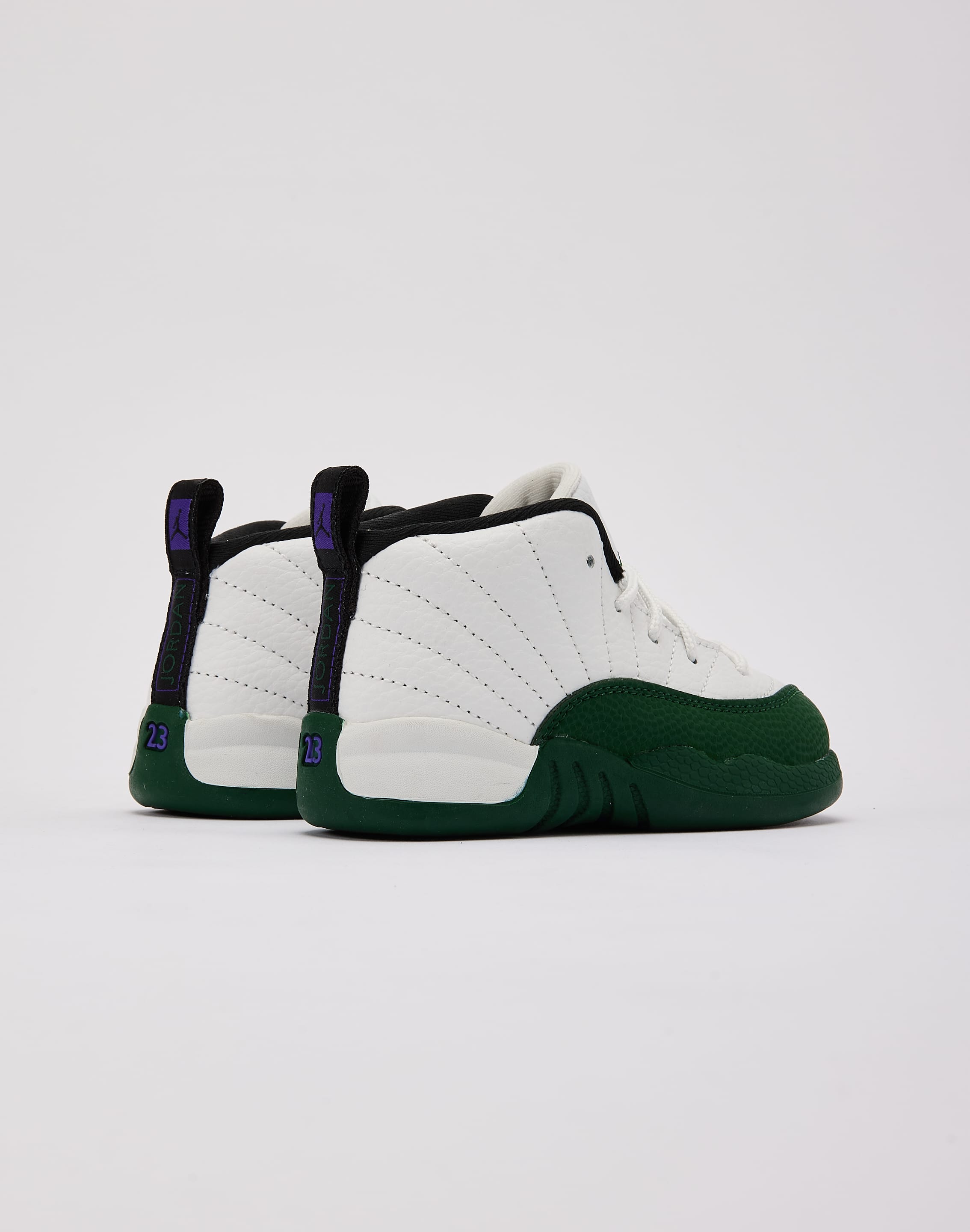 Photo of Jordan Air Jordan 12 Retro 'Summit White and Gorge Green' Toddler