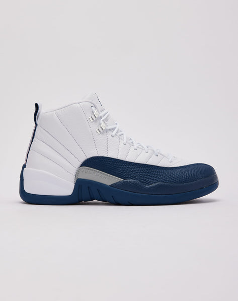 air jordan retro 12 navy blue and white
