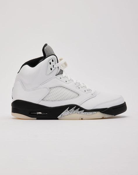 jordan 5 am black white