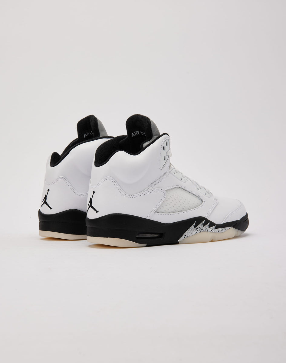 Jordan Air Jordan 5 Retro 'White and Black' – DTLR