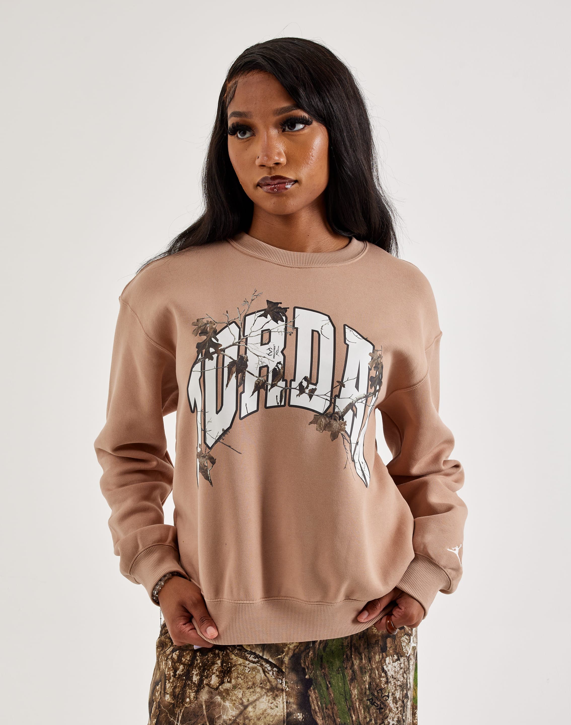 jordan fleece crew sweatshirt