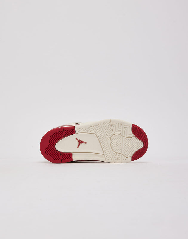 Jordan Air Jordan 4 Retro 'Pale Ivory and Tough Red' Pre-School – DTLR