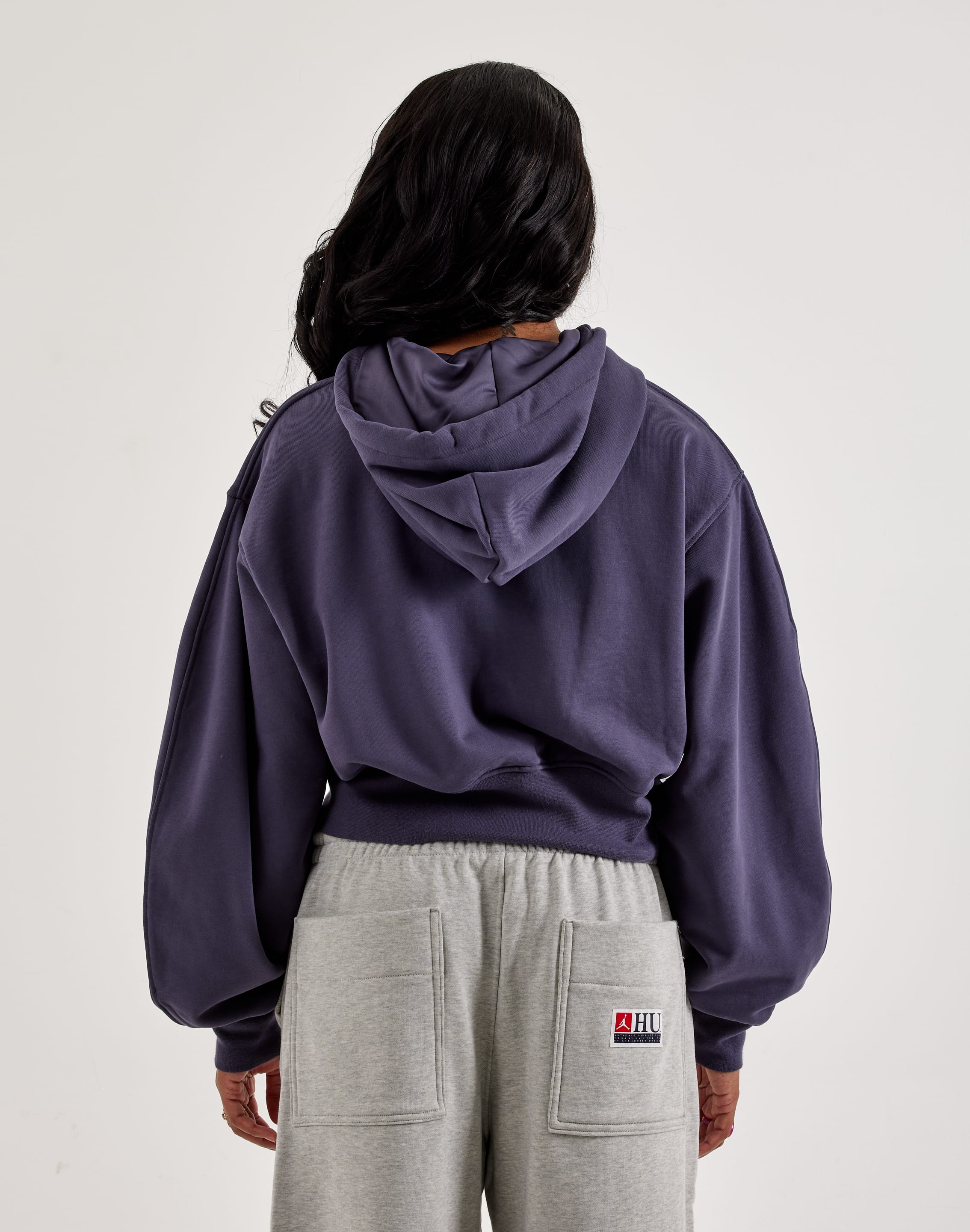 Photo of Jordan Howard University Flight Fleece Cropped Full-Zip Hoodie