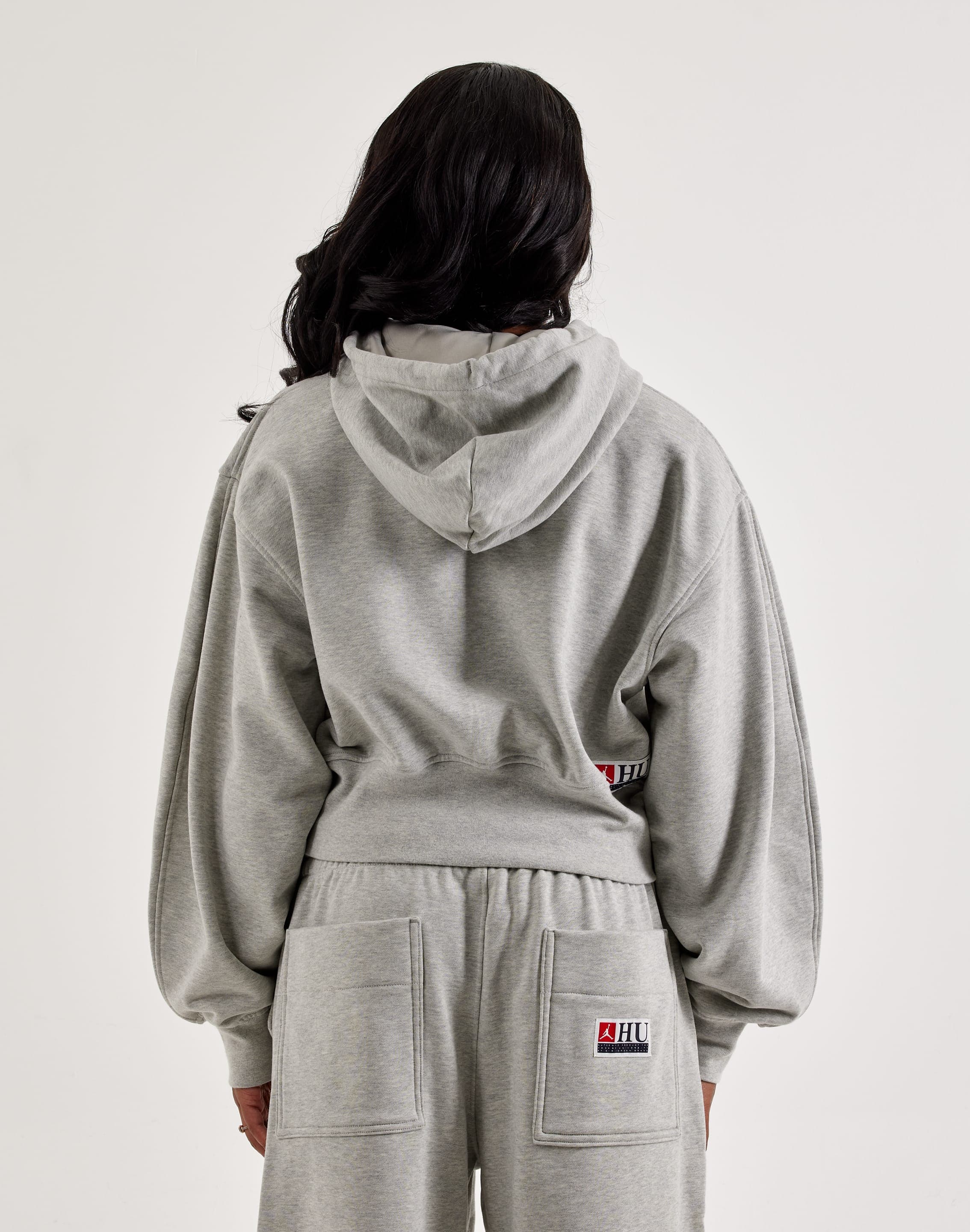 Photo of Jordan Howard University Flight Fleece Cropped Full-Zip Hoodie