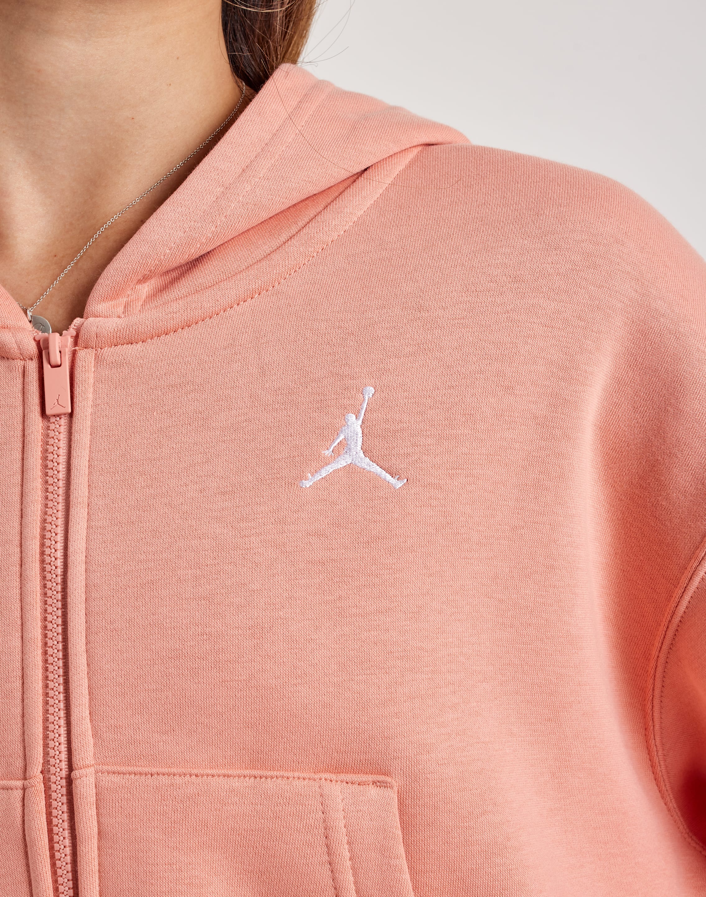Jordan Brooklyn Fleece Cropped Zip Hoodie – DTLR