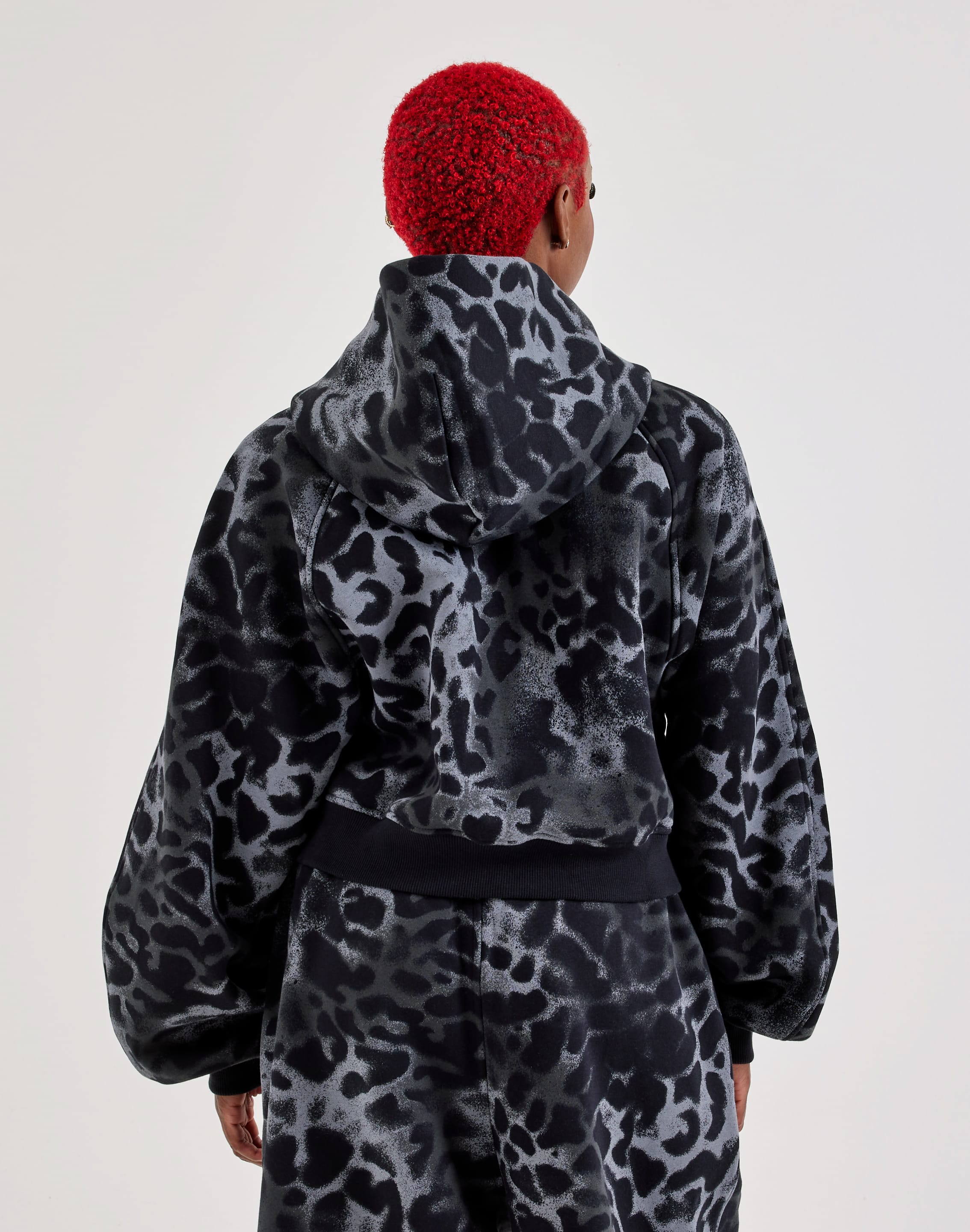 Photo of Jordan Brooklyn Fleece Animal Print Full-Zip Hoodie