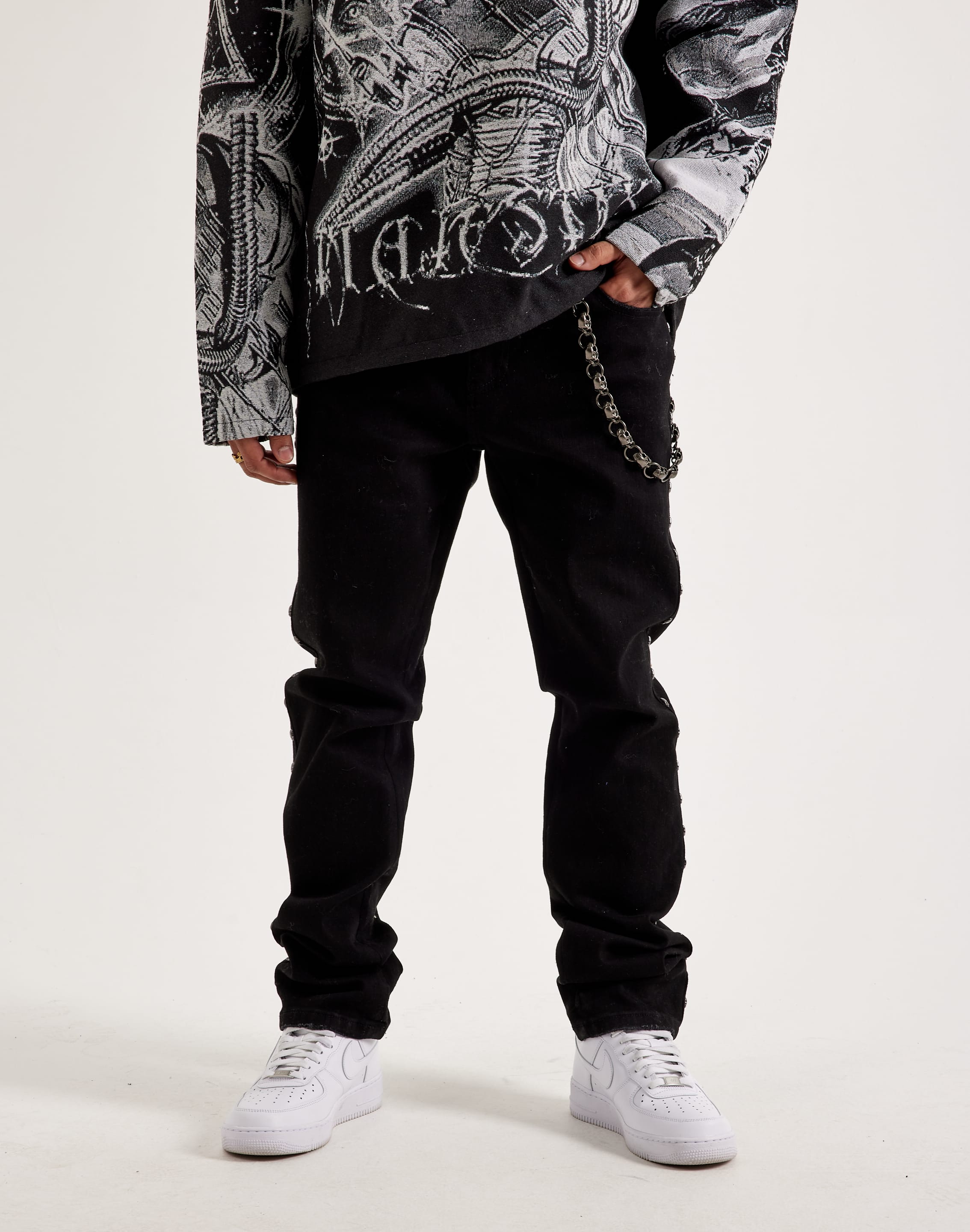 Kilogram Chain Rivet Jeans – DTLR