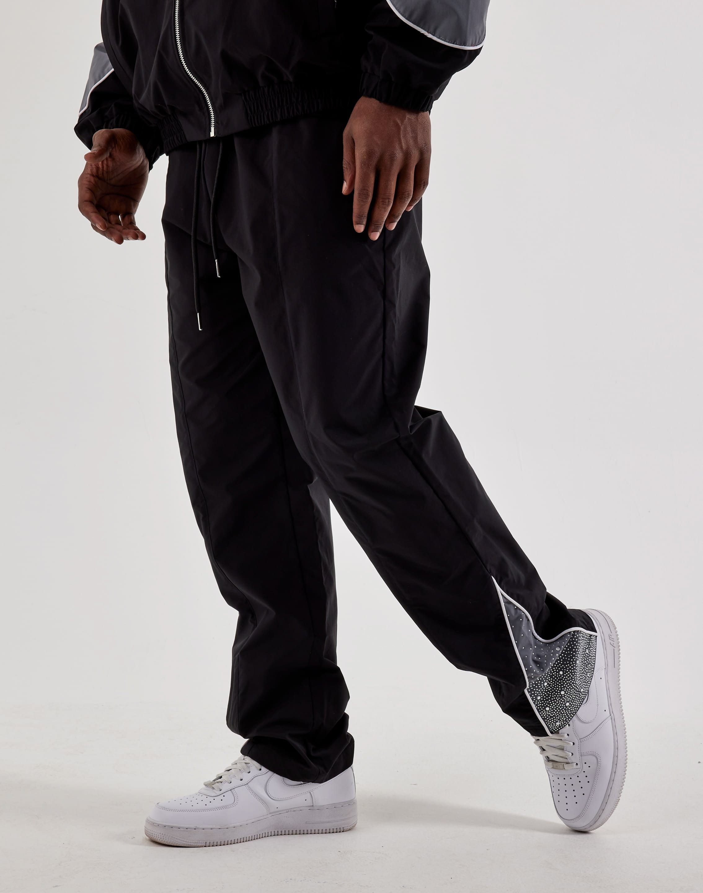 KINDRED CLOTHING Nylon Rhinestone Track Pants – DTLR