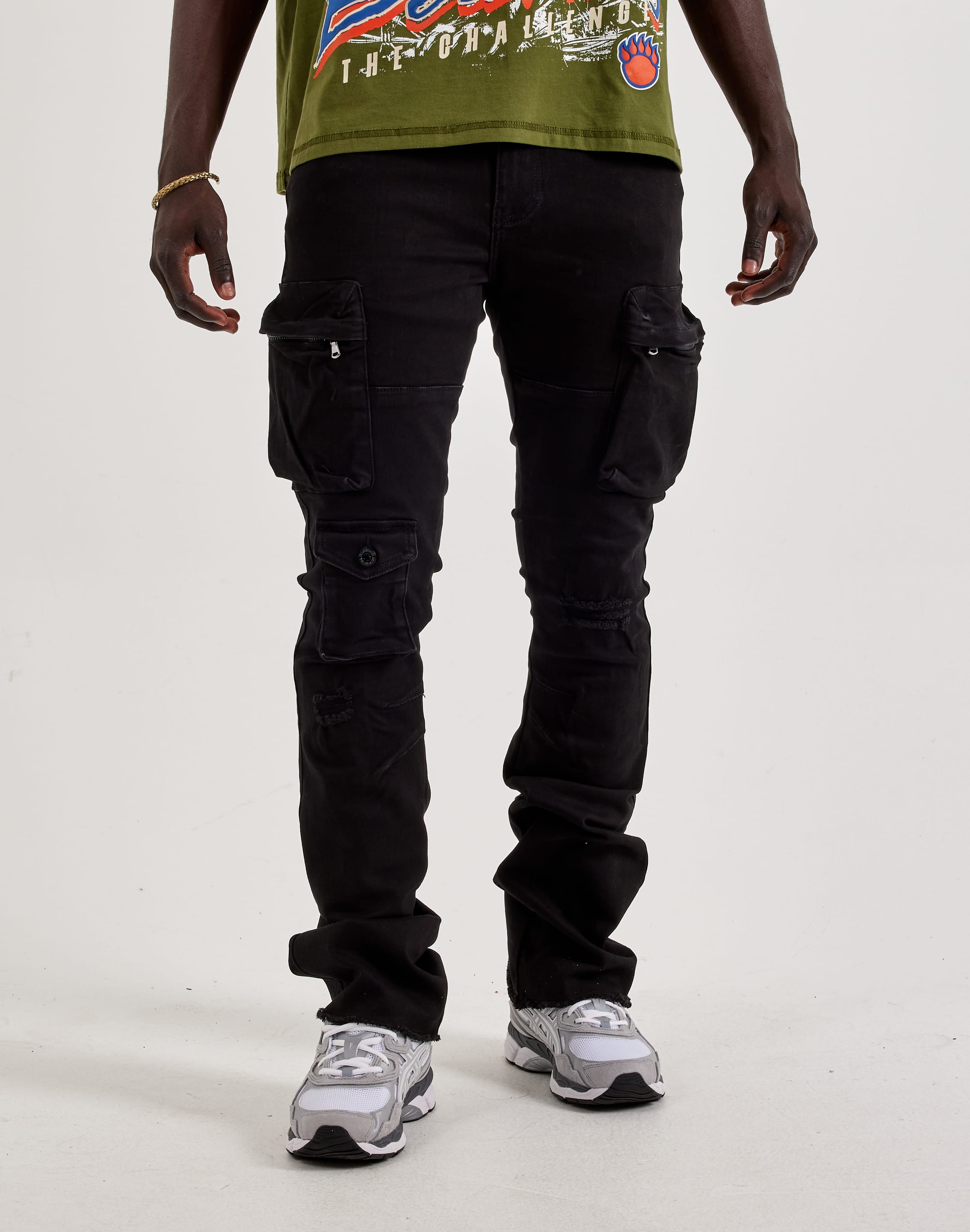 Photo of Kilogram Multi-Pocket Cargo Jeans