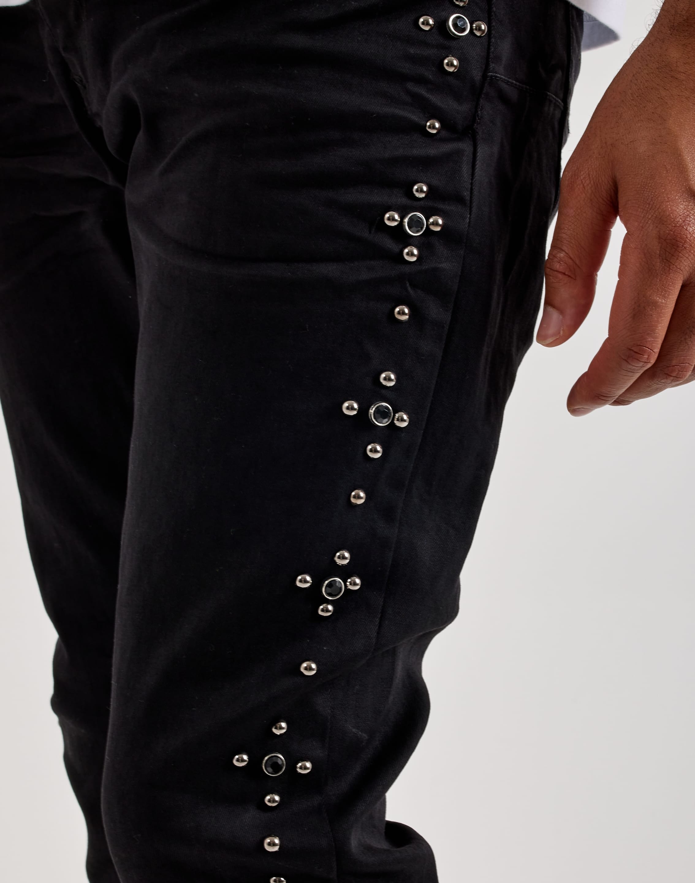 Kloud 9 Rhinestone Slim Denim Jeans