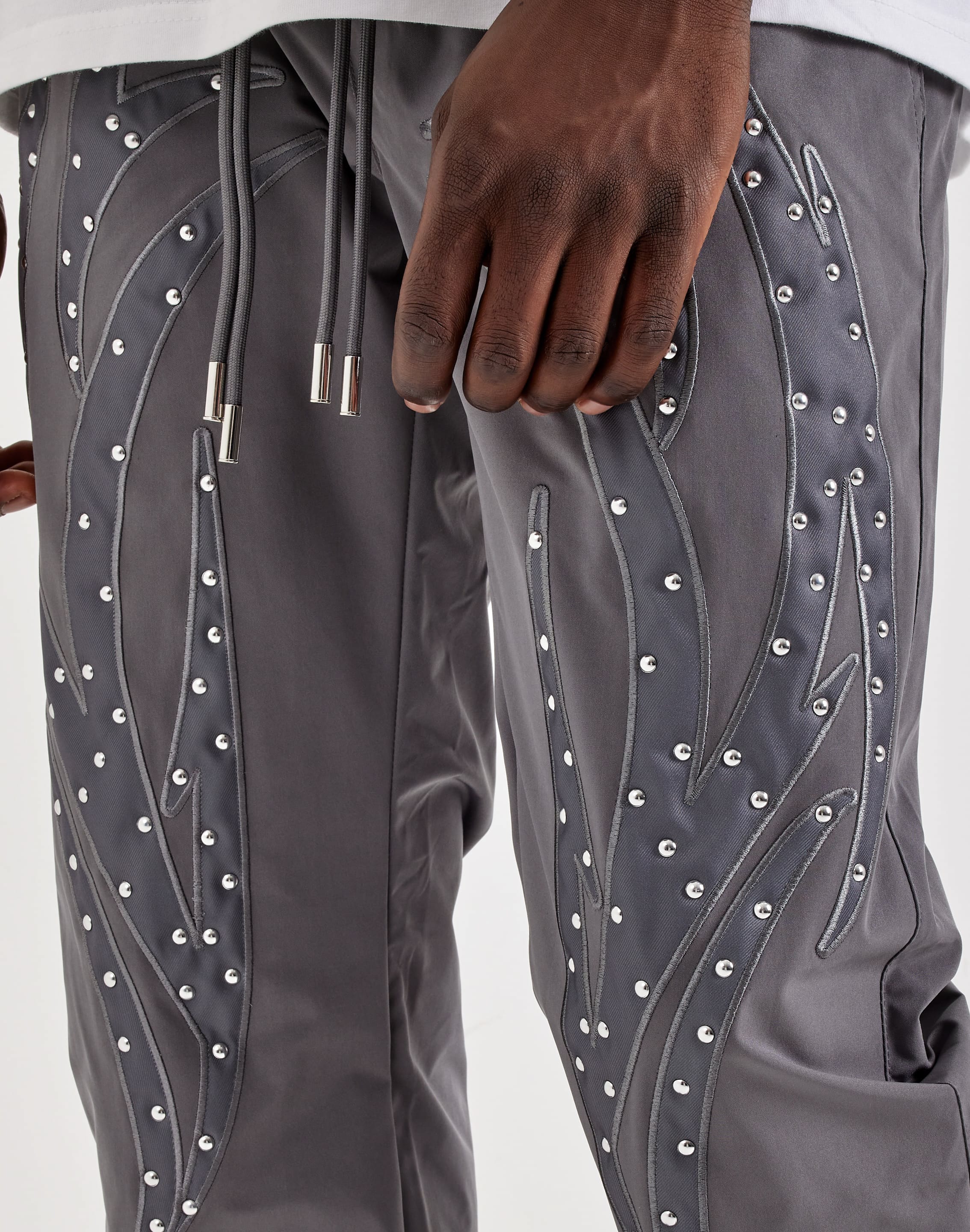 Photo of Kloud 9 Nylon Stacked Flare Stud Pants