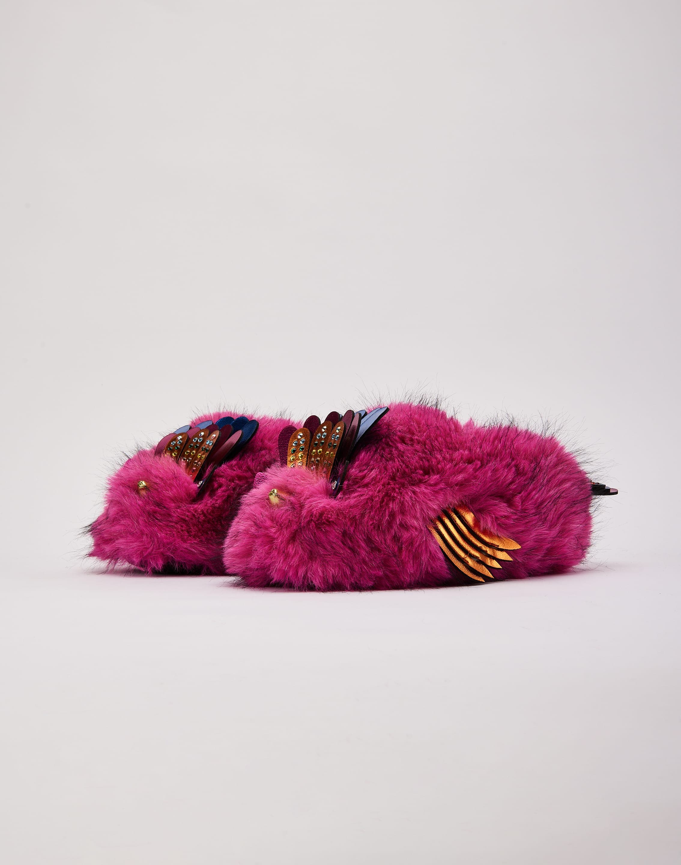 Kurt Geiger Eagle Fluff Slippers, image 2 of 8