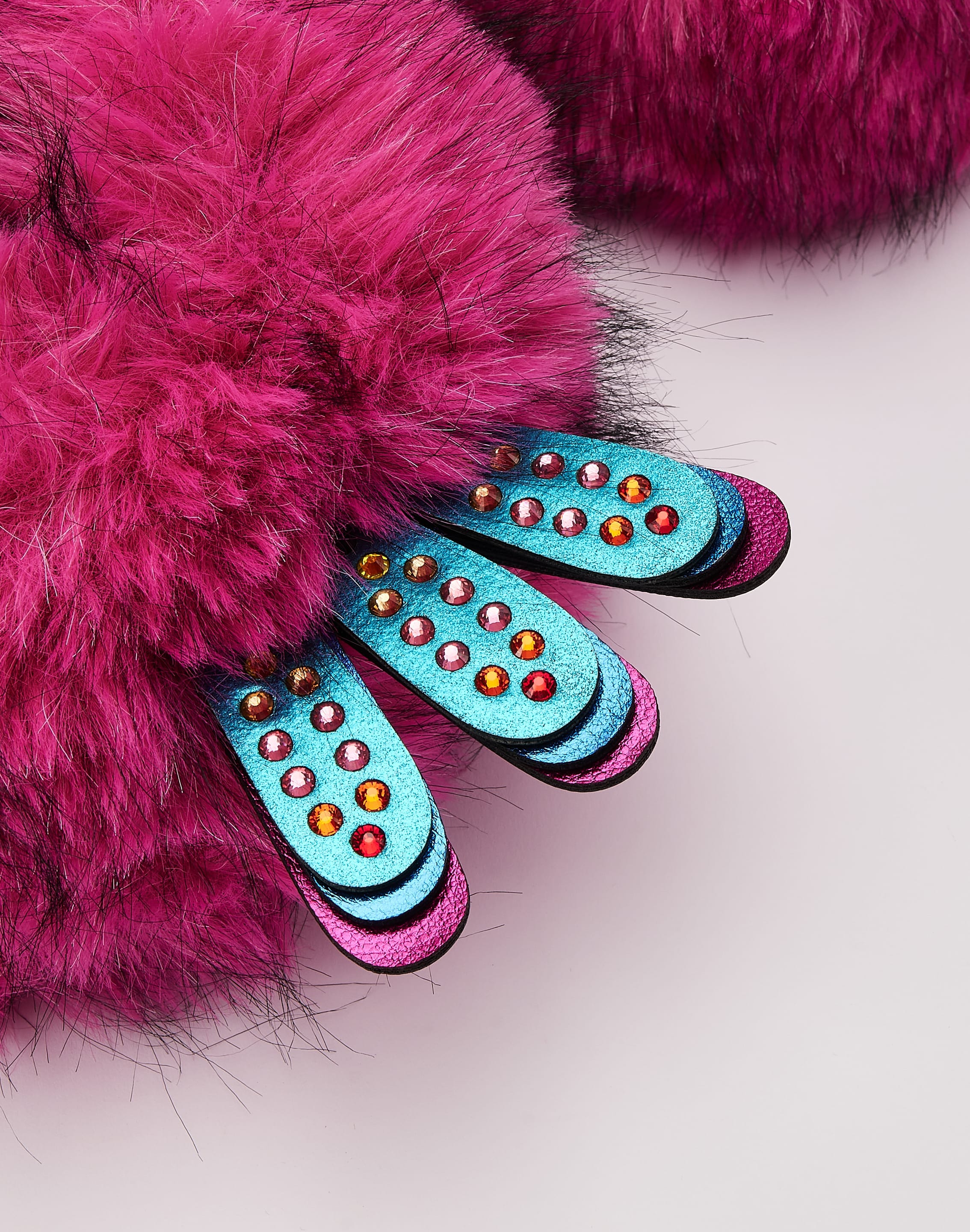 Kurt Geiger Eagle Fluff Slippers, image 5 of 8