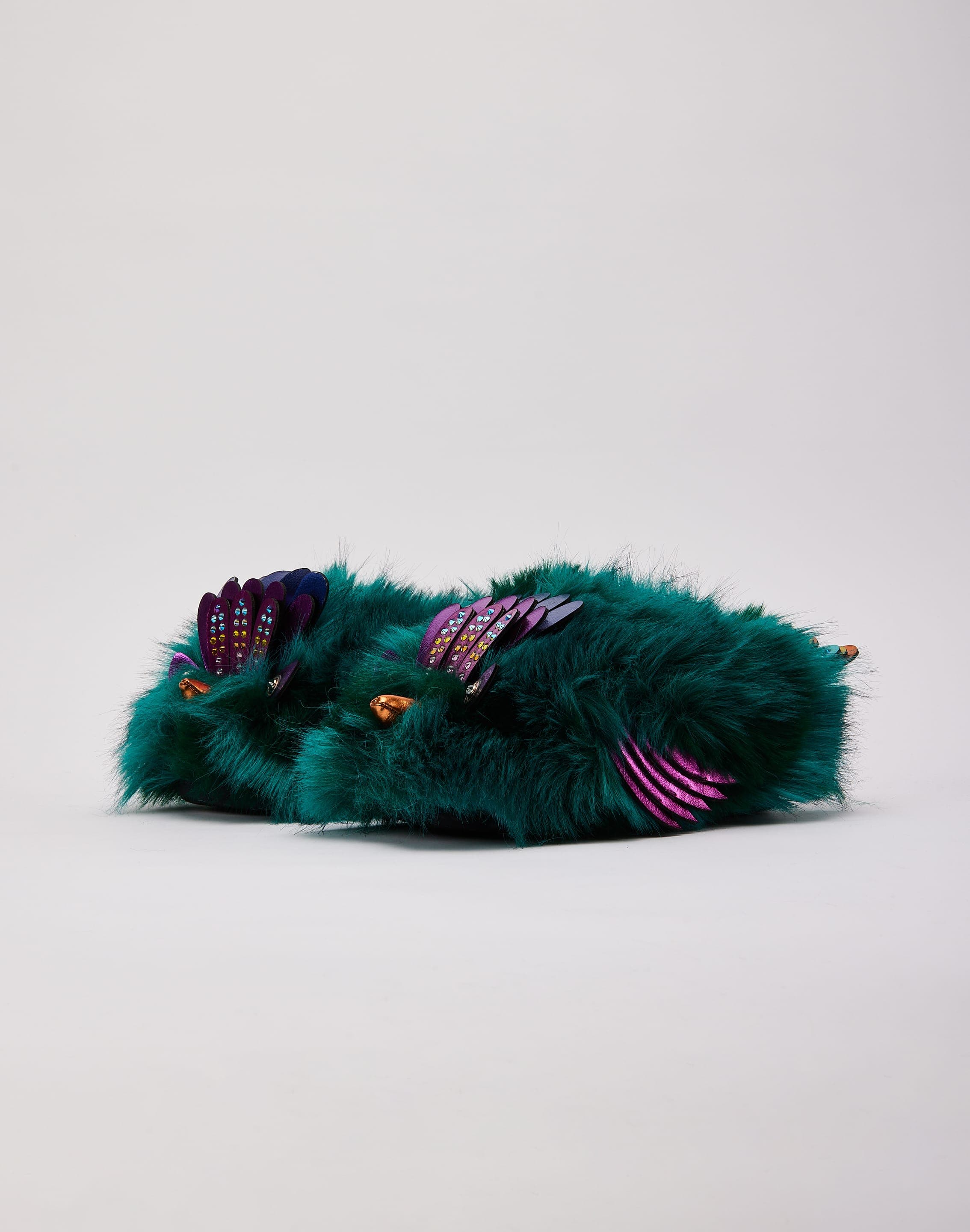 Kurt Geiger Eagle Fluff Slippers, image 2 of 8
