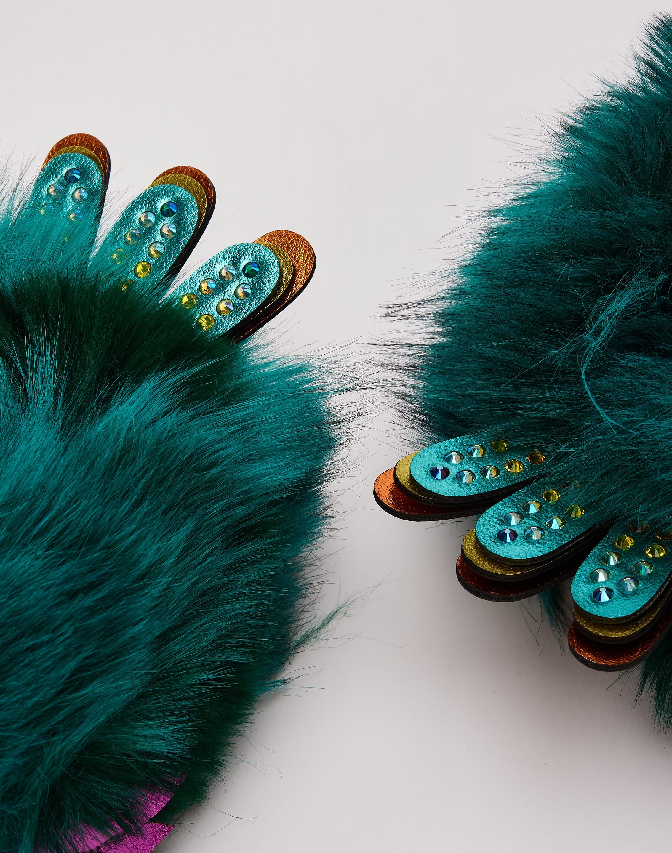 Kurt Geiger Eagle Fluff Slippers, image 7 of 8