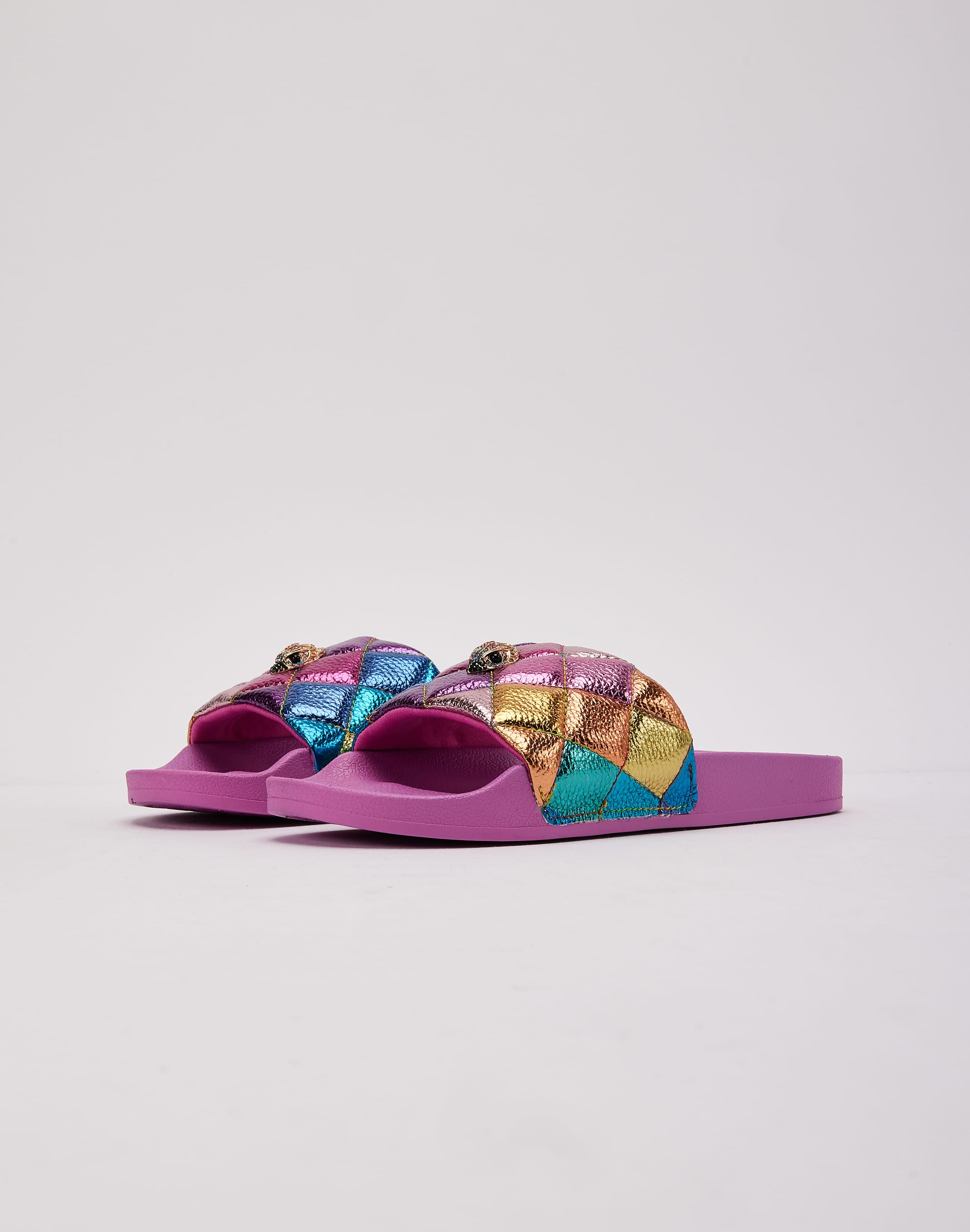 Photo of Kurt Geiger Mini Meena Eagle Slides Grade-School