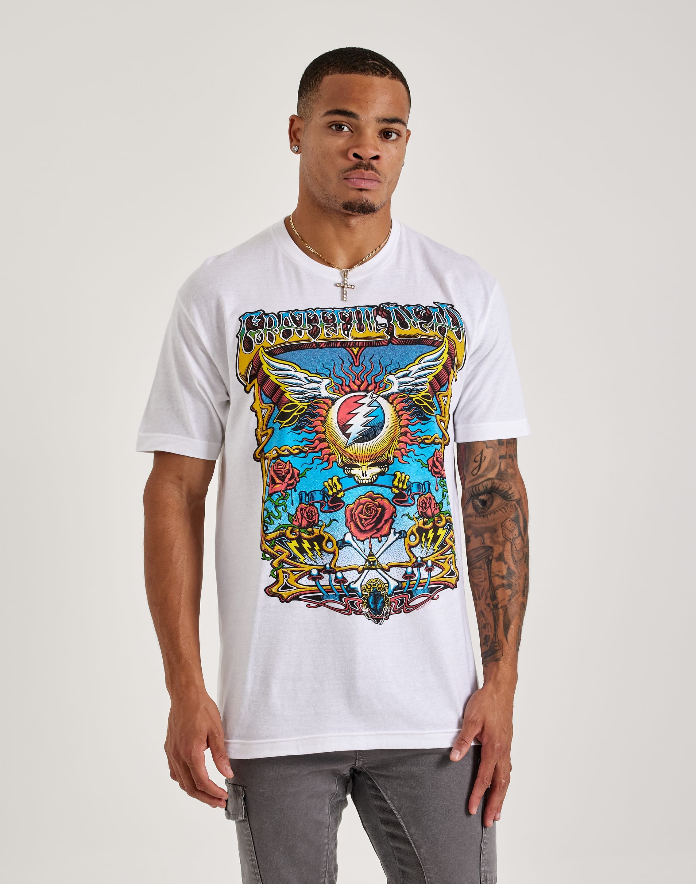 Life Clothing Grateful Dead Band T-Shirt - Women's T-Shirts In Sage - Foto 10