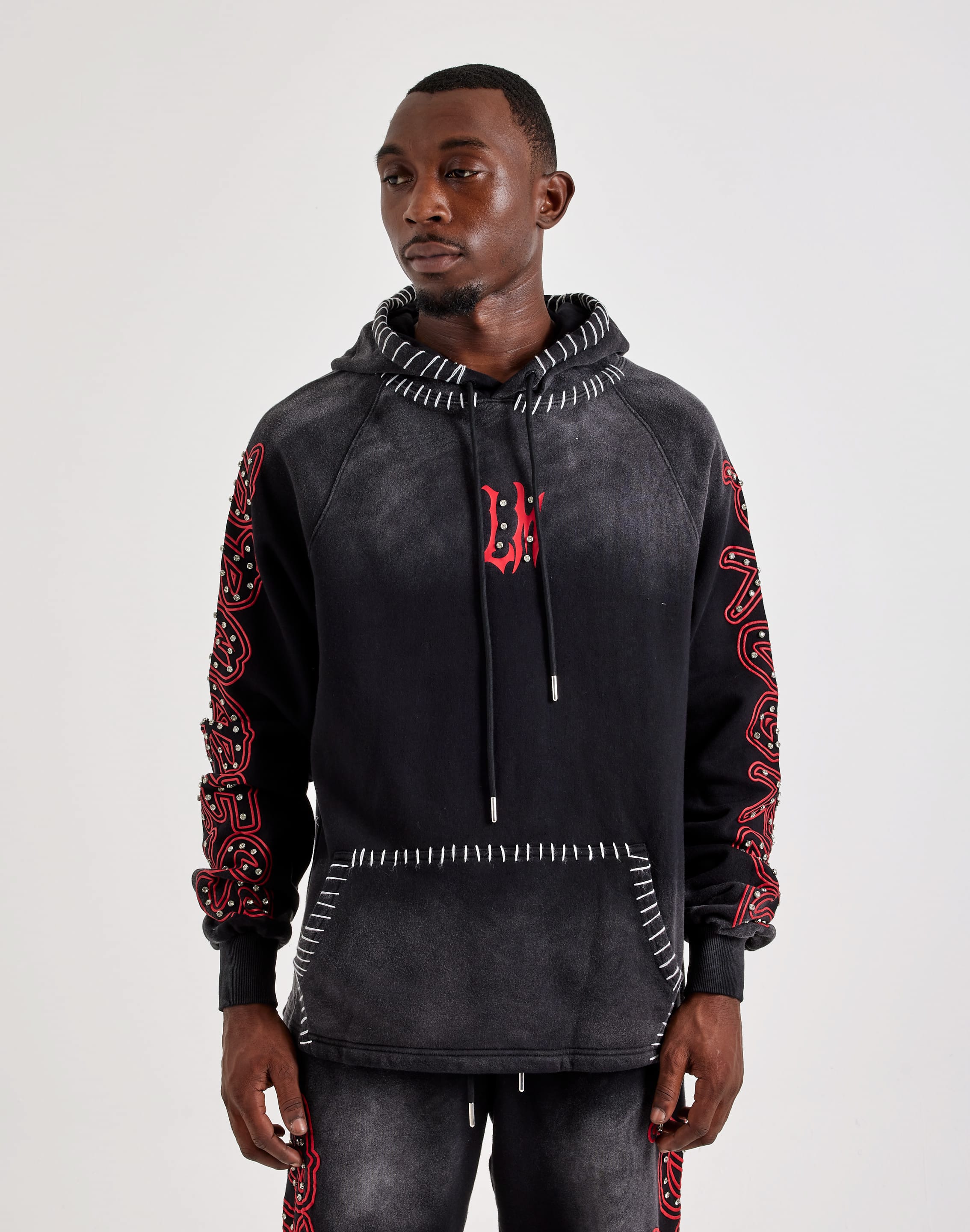 Photo of Live Mechanics Progress Chain Stitch Pullover Fleece Hoodie