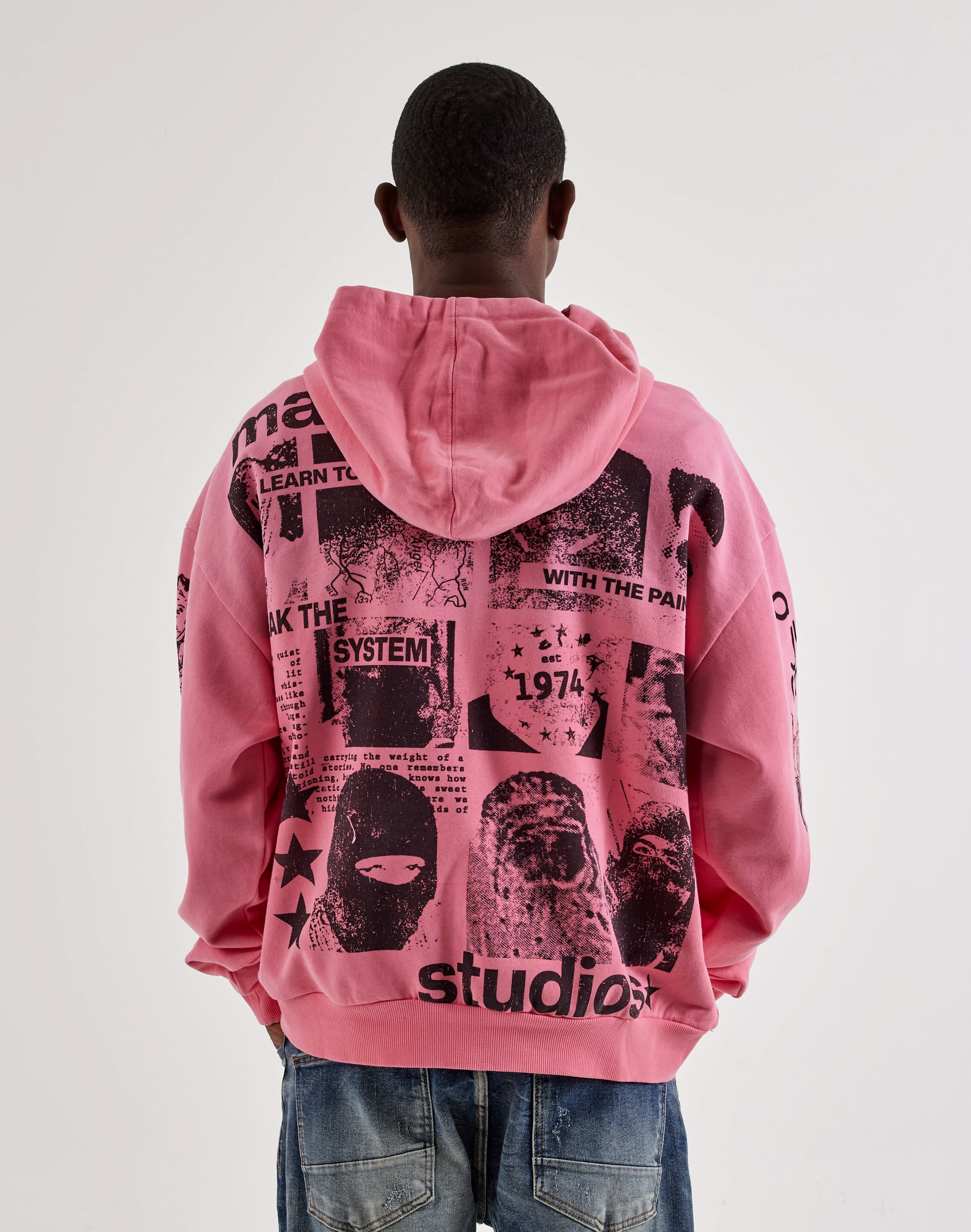 Majestik Punk Studio Full-Zip Fleece Hoodie, image 2 of 4