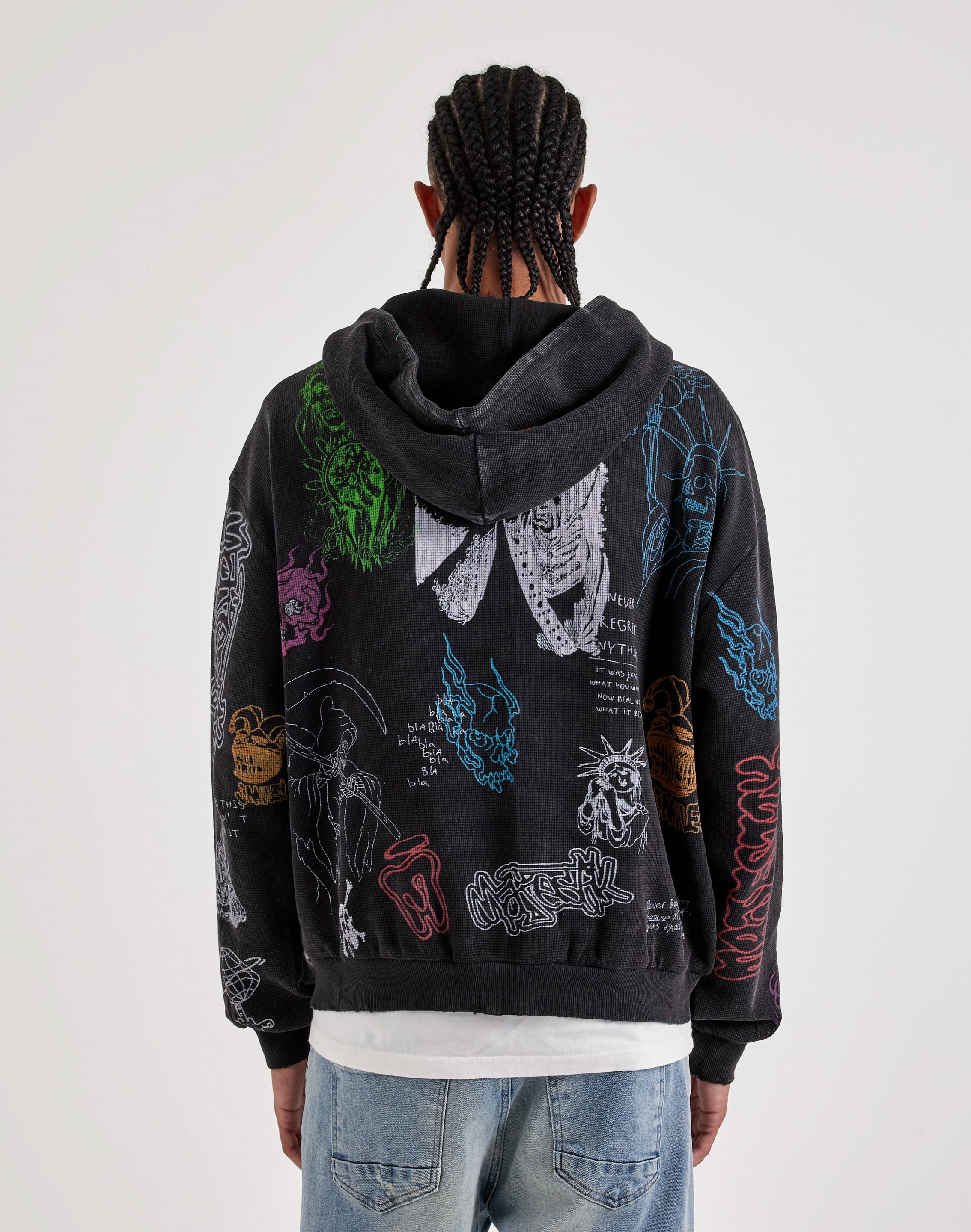 Photo of Majestik Mind Lost Full-Zip Thermal Hoodie