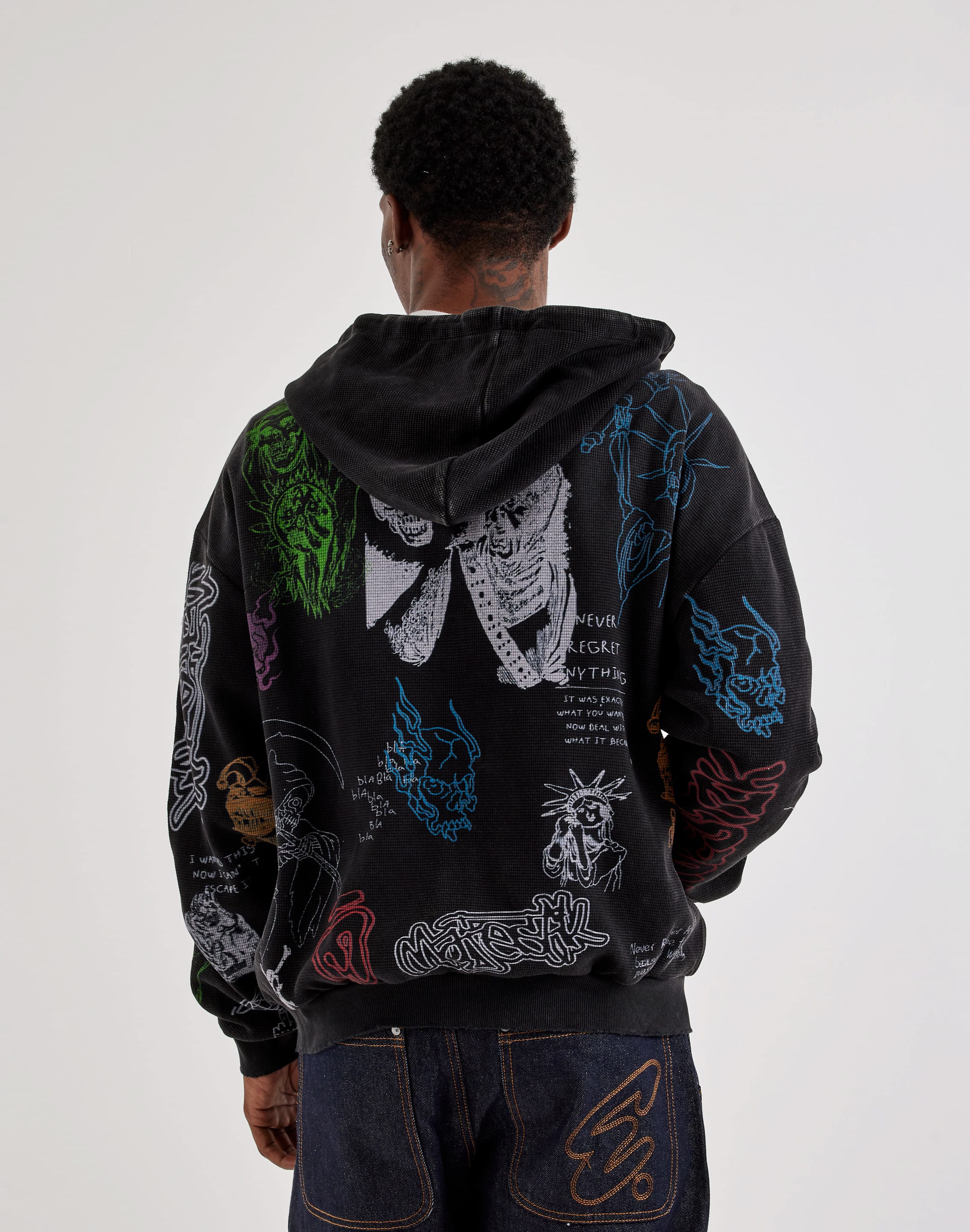 Majestik Mind Lost Full-Zip Thermal Hoodie, image 2 of 4