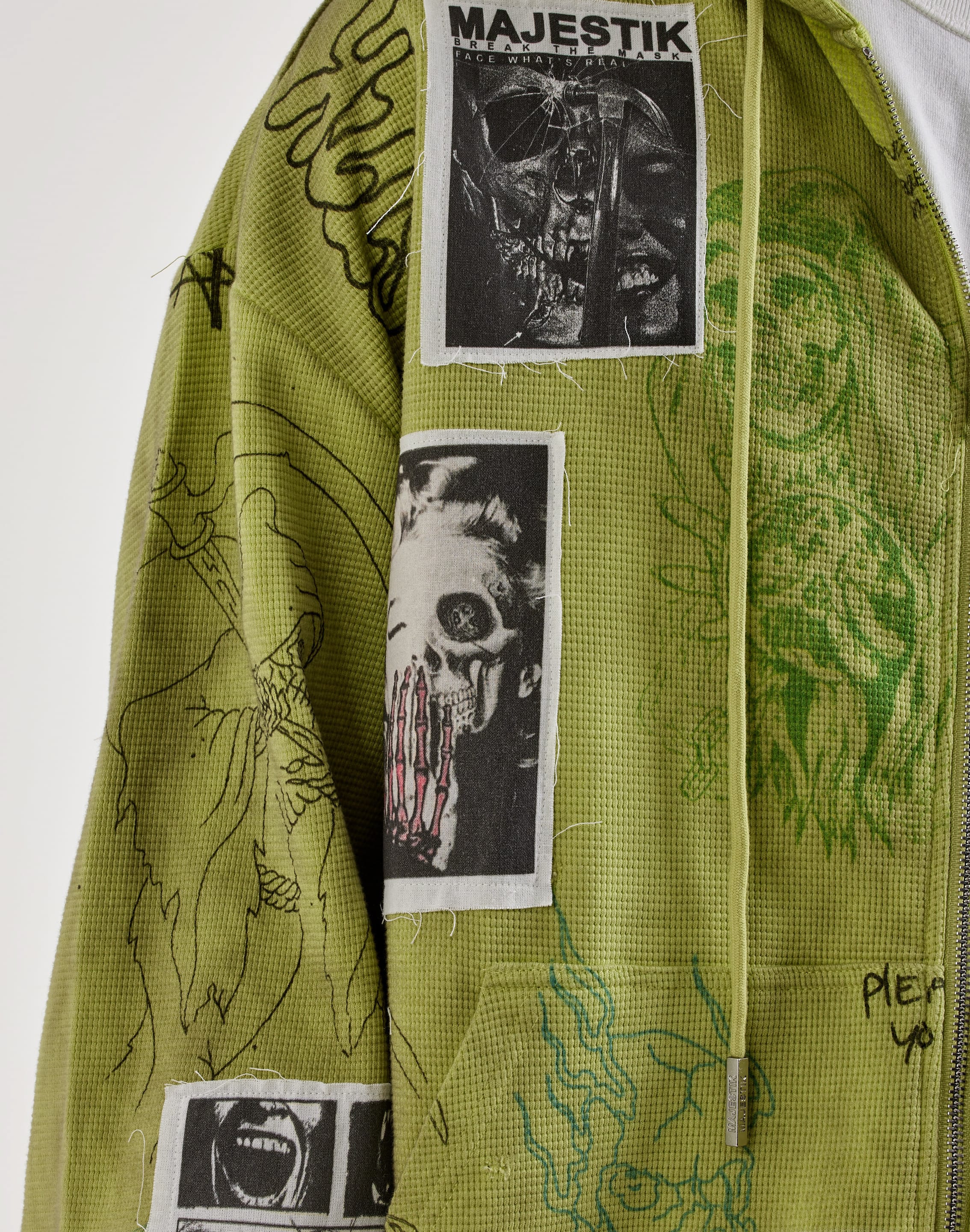 Photo of Majestik Lost Full-Zip Thermal Hoodie