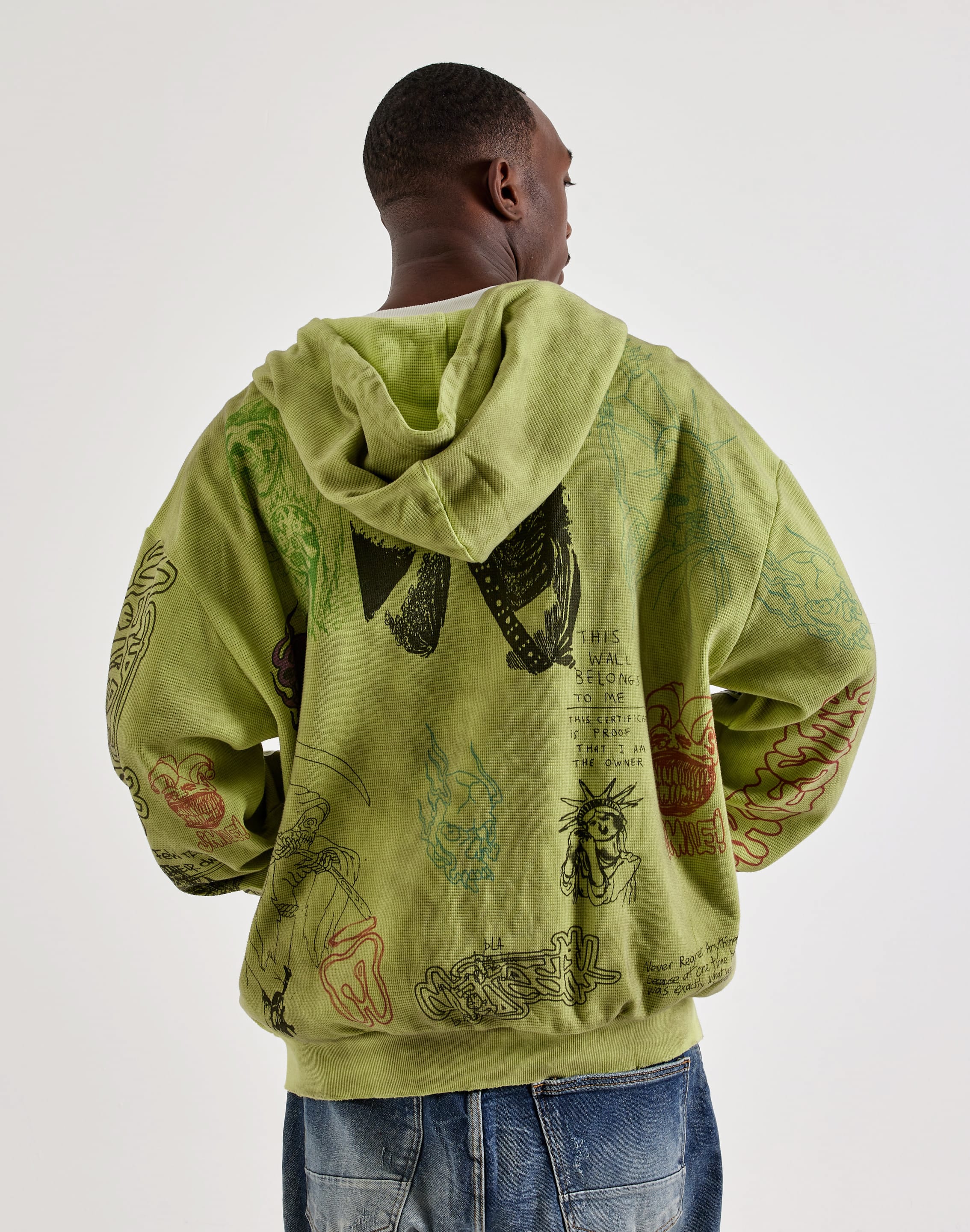 Photo of Majestik Lost Full-Zip Thermal Hoodie