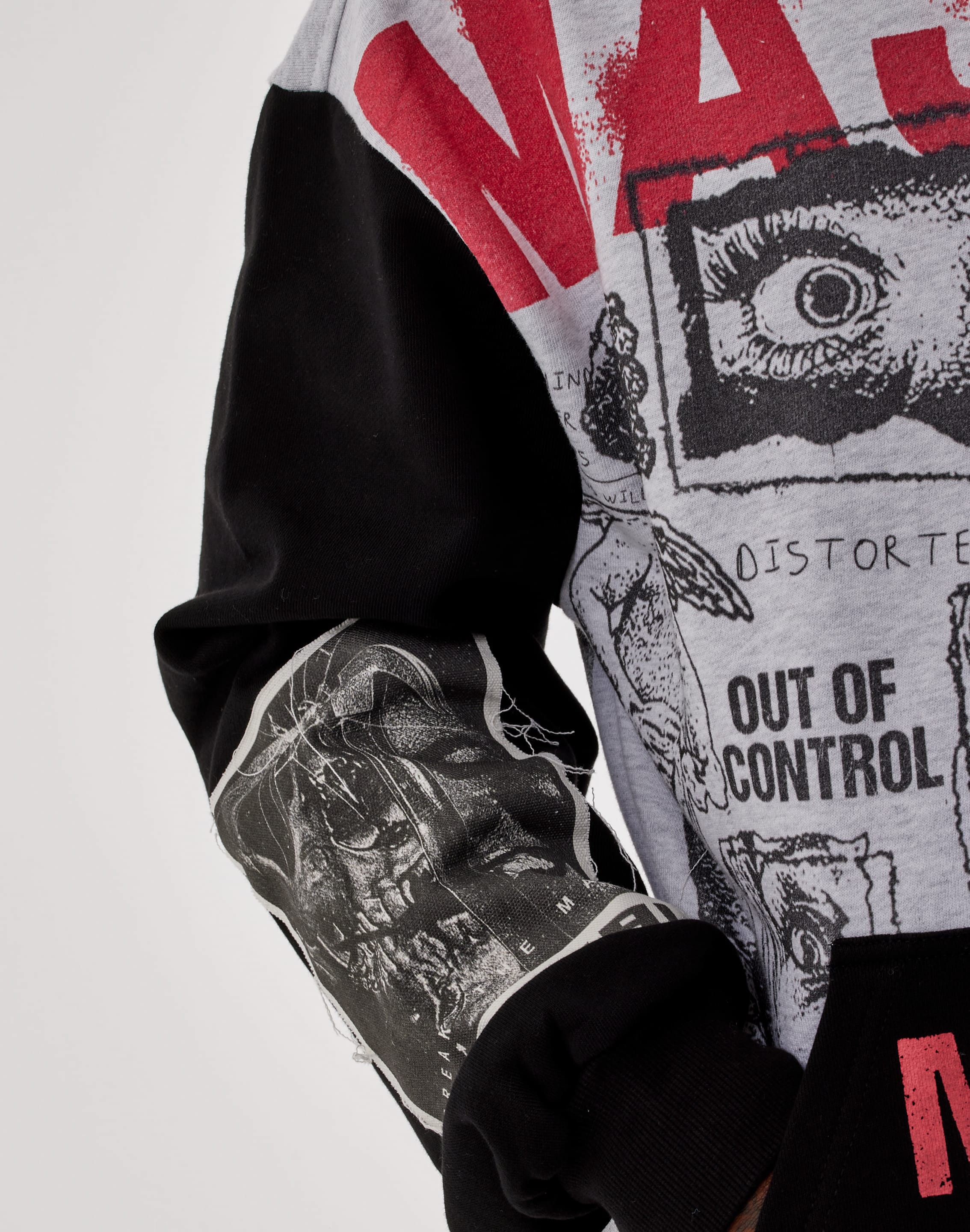 Majestik Idle Minds Pullover Fleece Hoodie, image 5 of 6