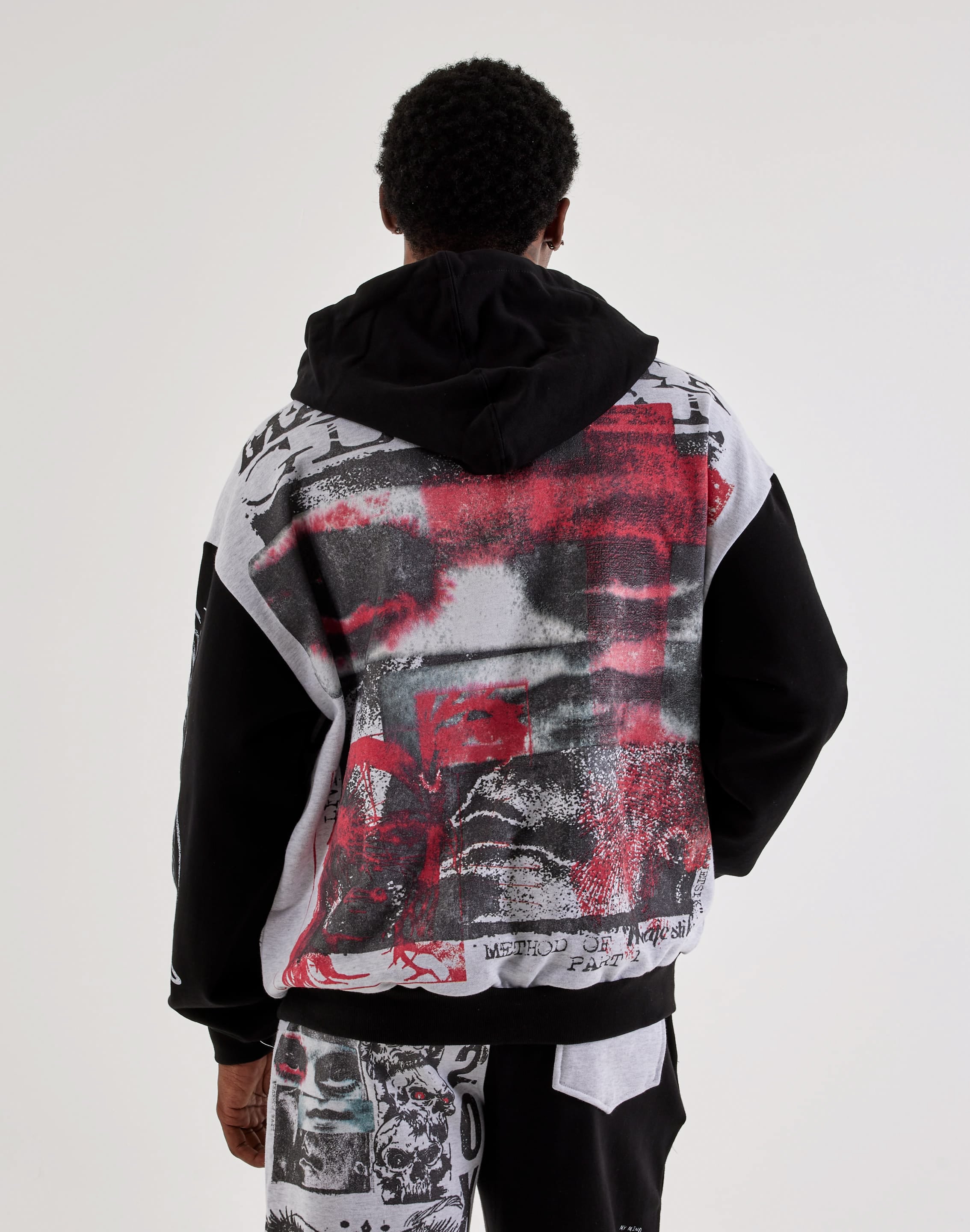 Majestik Idle Minds Pullover Fleece Hoodie, image 2 of 6
