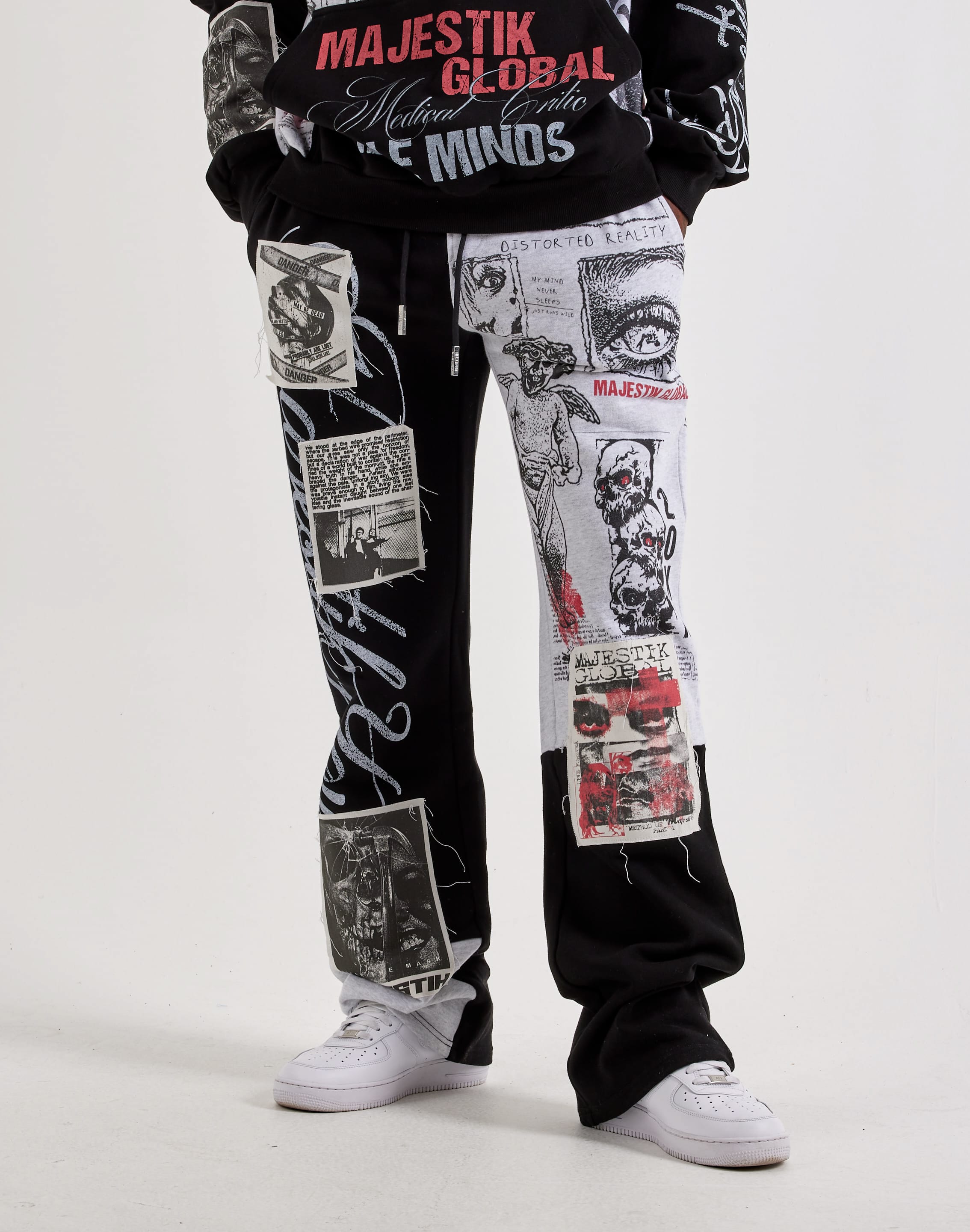 Majestik Idle Minds Terry Pants, image 1 of 4