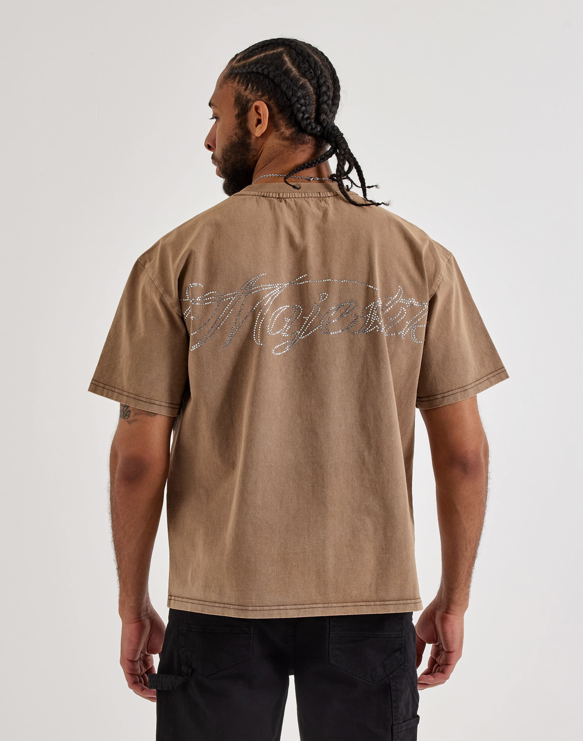 Majestik Run Free Rhinestone Tee