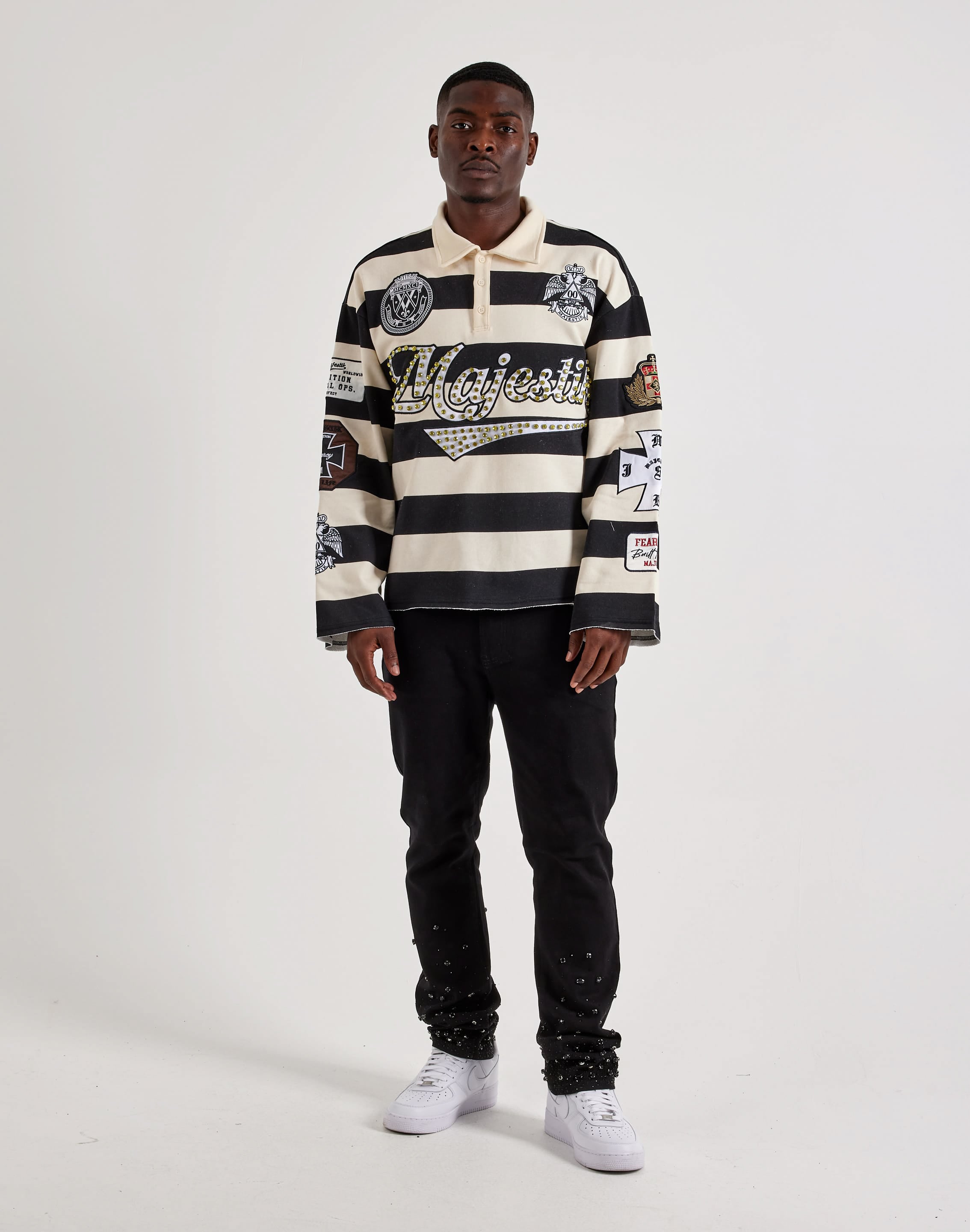 Photo of Majestik Built To Win Long-Sleeve Polo Shirt