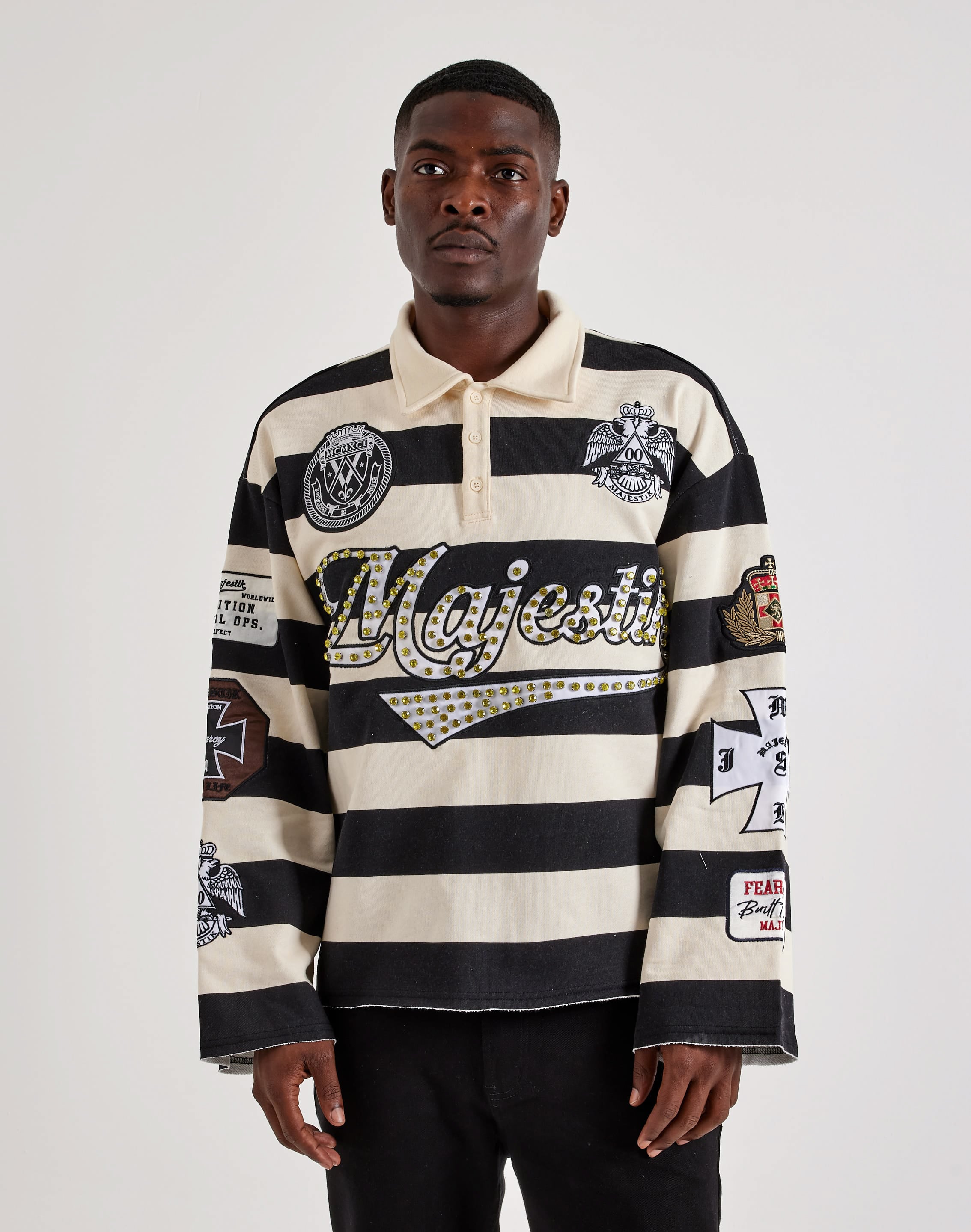Photo of Majestik Built To Win Long-Sleeve Polo Shirt