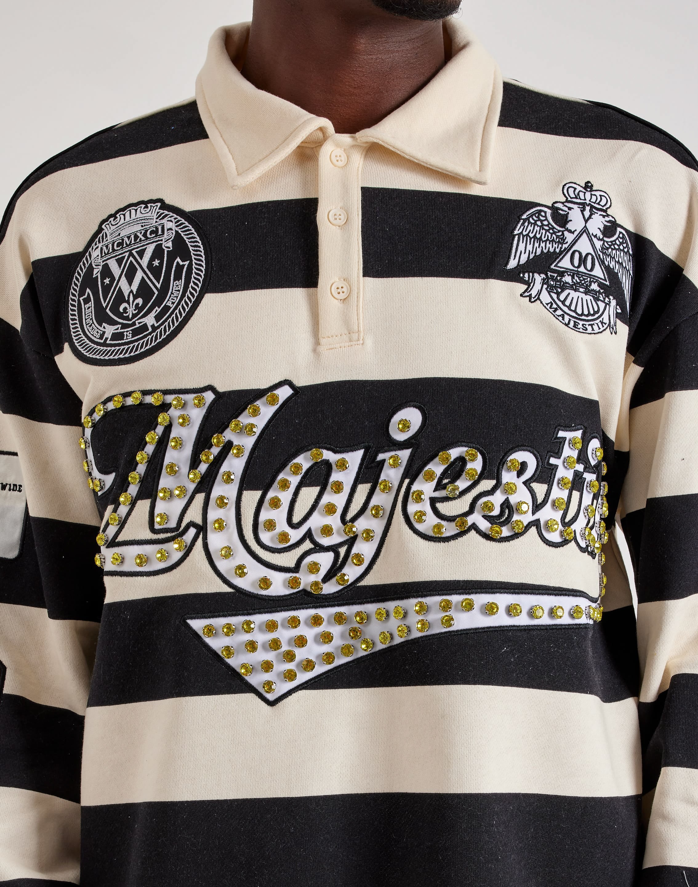 Photo of Majestik Built To Win Long-Sleeve Polo Shirt