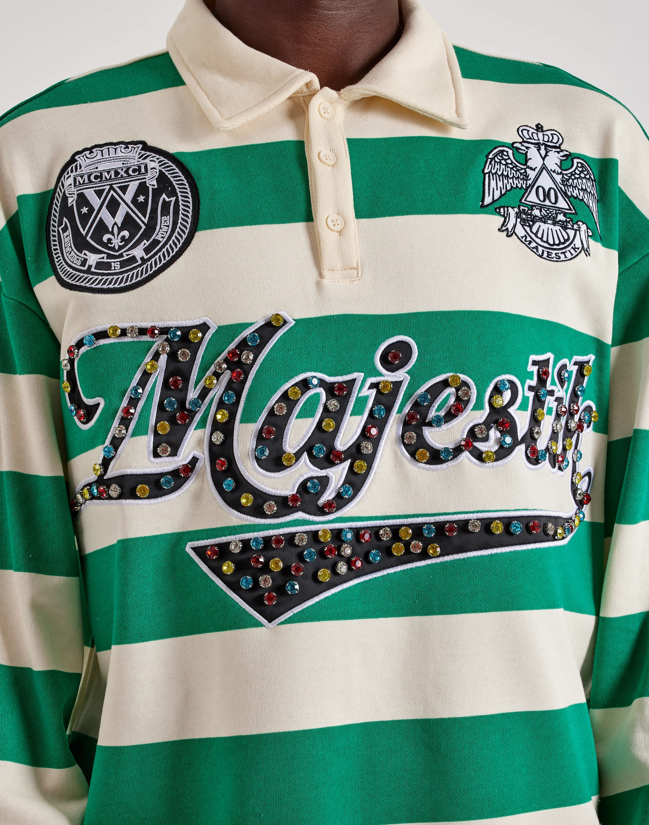 Photo of Majestik Built To Win Long-Sleeve Polo Shirt