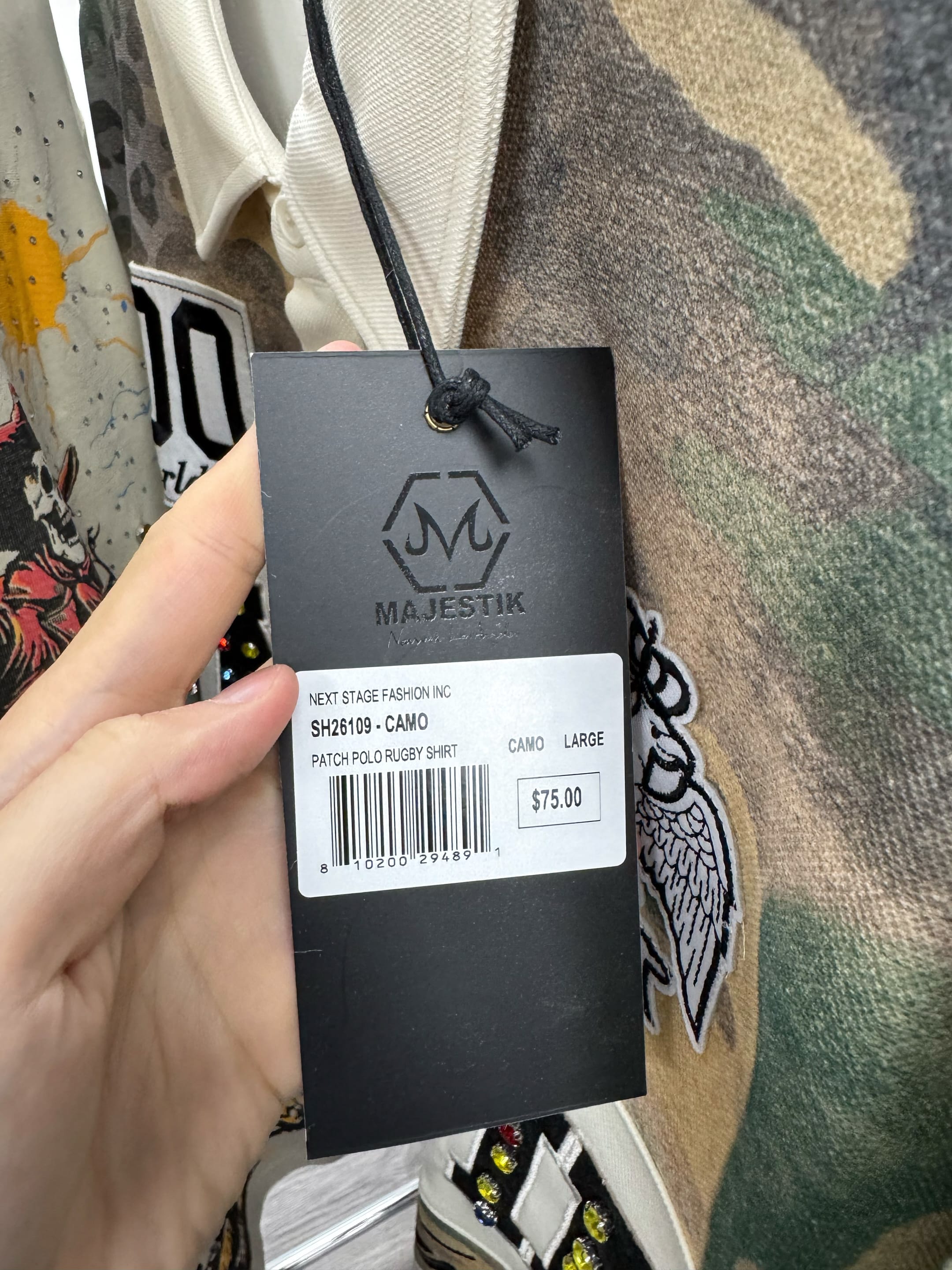 Photo of Majestik Camo Rugby Polo
