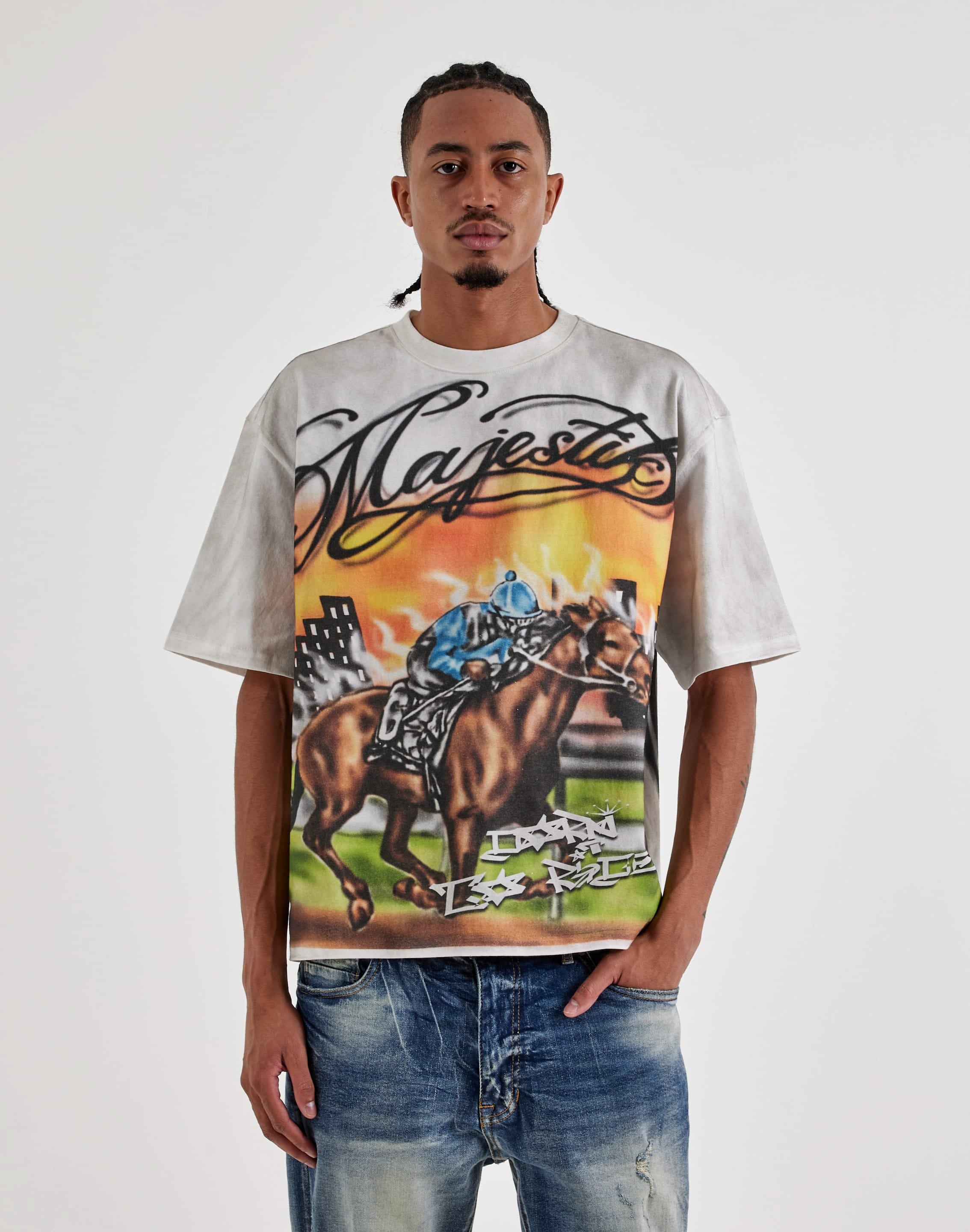 Majestik Derby Sunset Tee, image 1 of 4