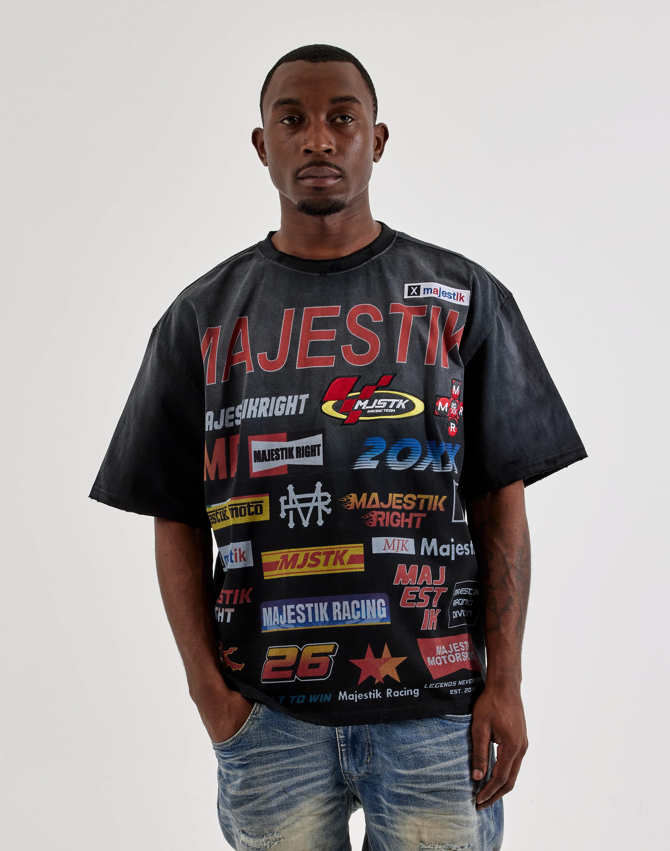 Majestik Pit Crew Tee, image 1 of 4